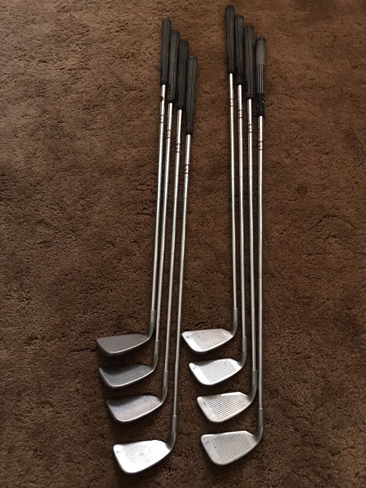 PING ISIK IRONS 3PW IRON SET STIFF FLEX JZ STEEL SHAFTS BLACK DOT ALL