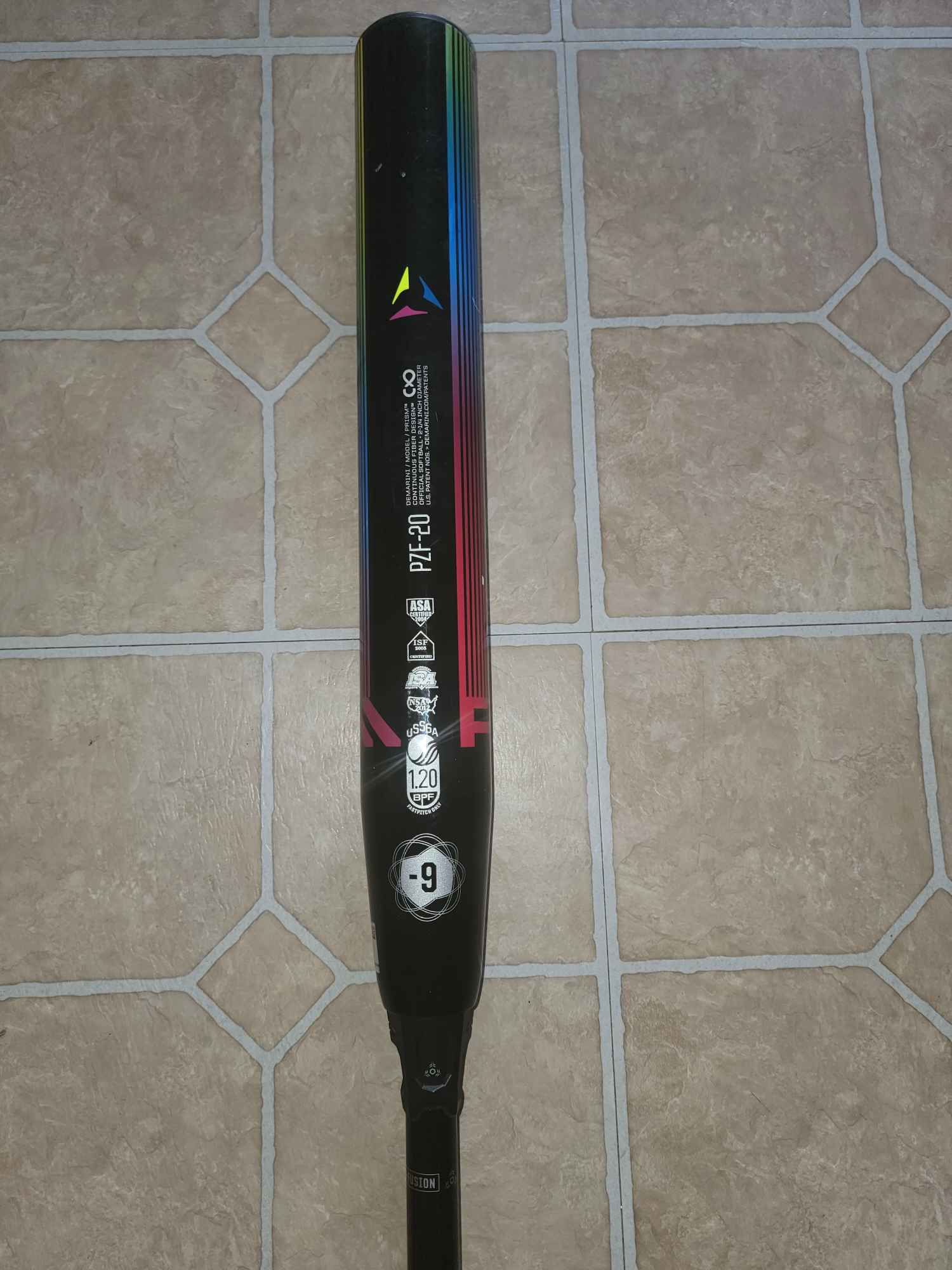 Used 2020 DeMarini Composite prism Bat (9) 25 oz 34" SidelineSwap
