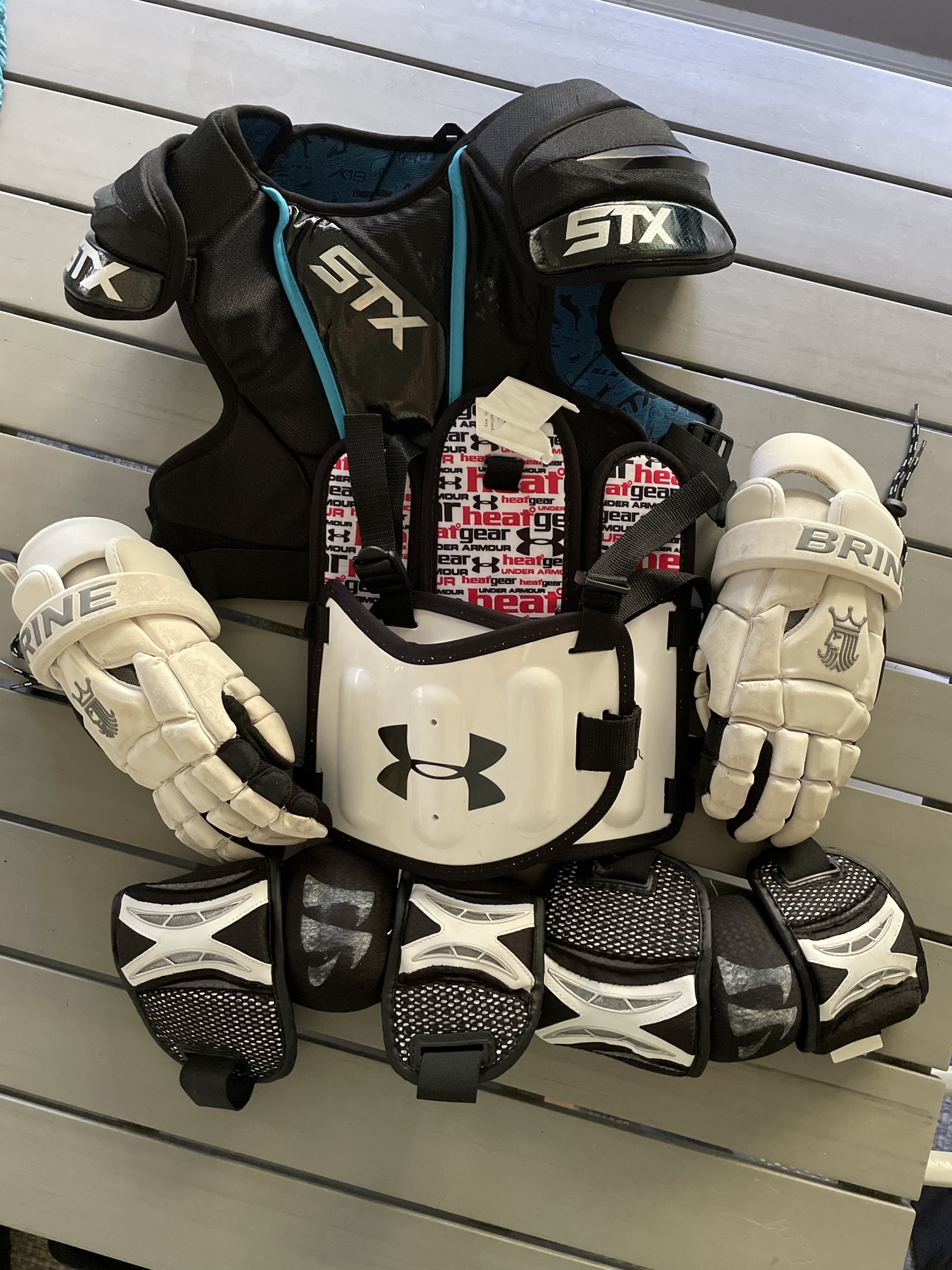 Used Brine 14" Lacrosse Gloves SidelineSwap