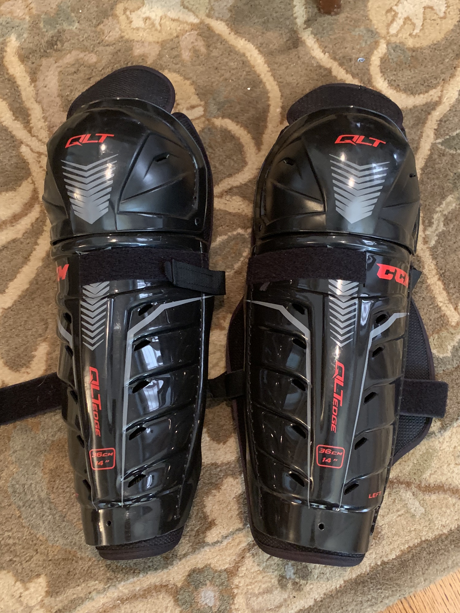 CCM QLT Edge Shin Pads SidelineSwap