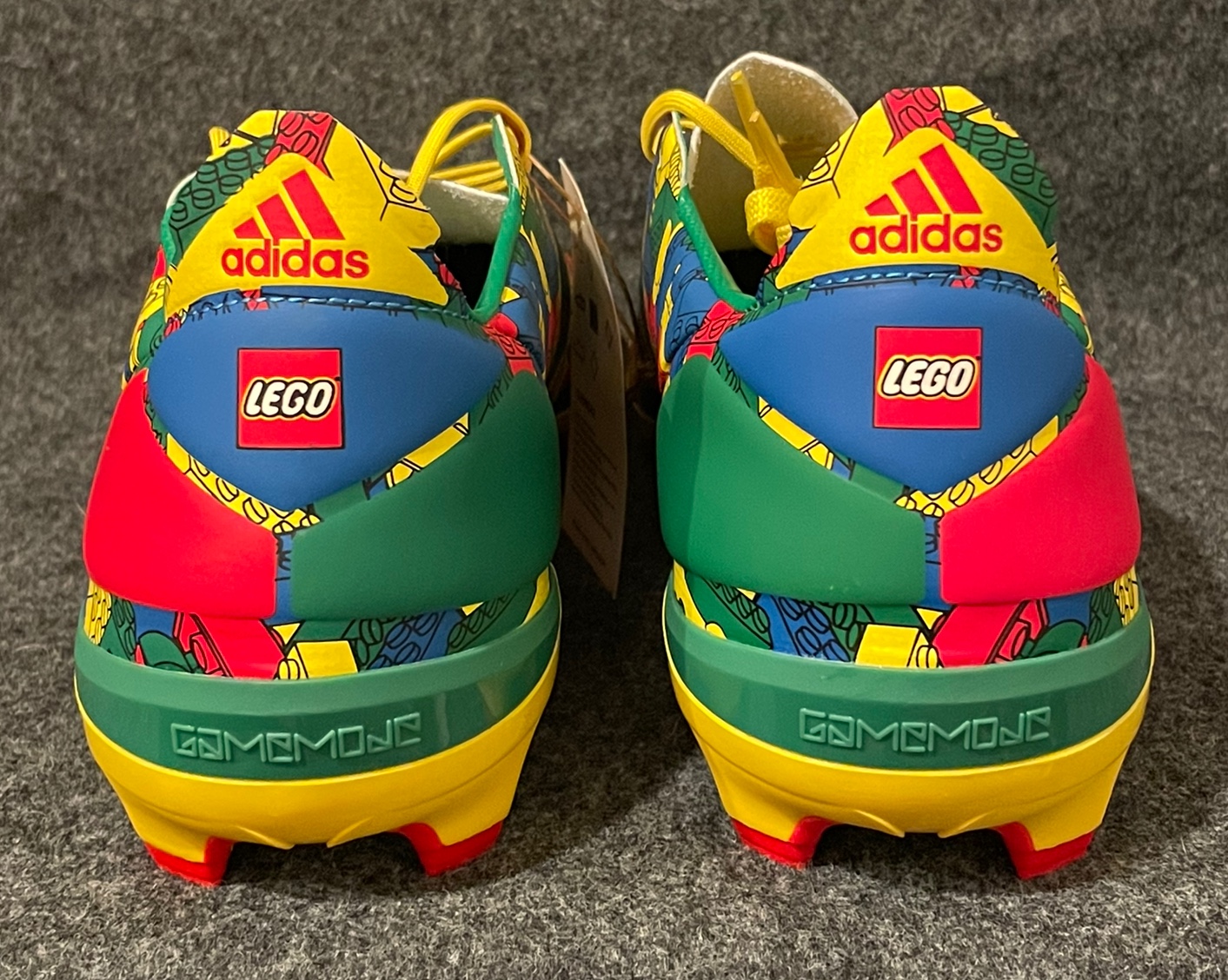 New Men’s Adidas LEGO Gamemode FG Soccer Cleats GW8542 Size 9