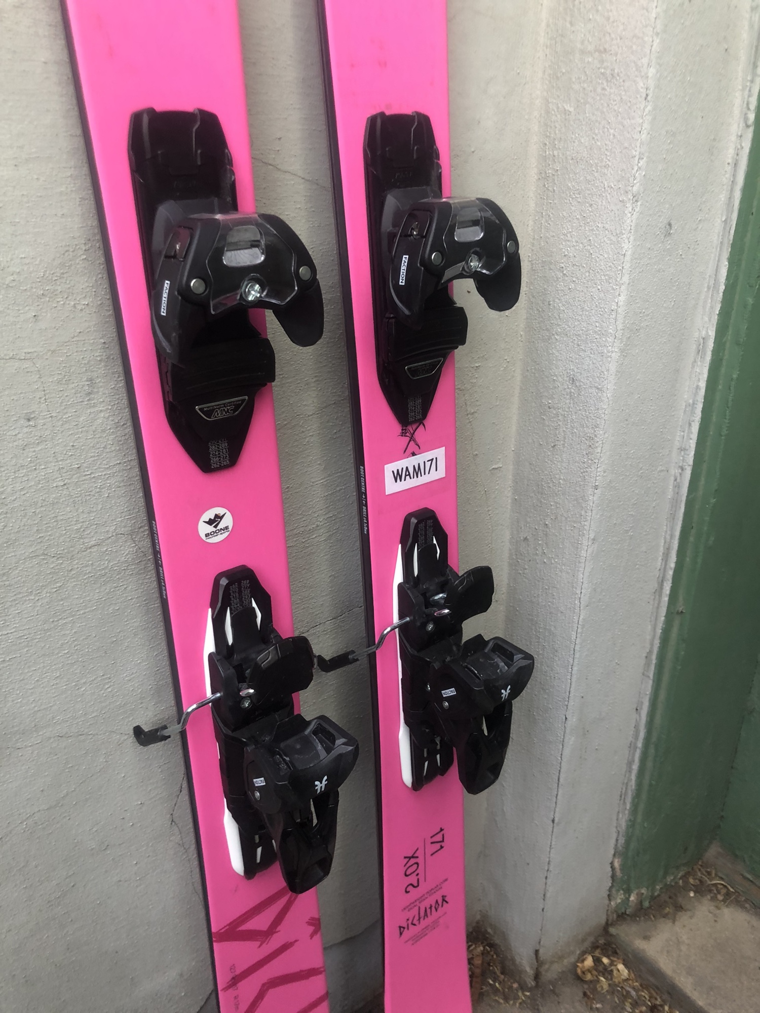 Faction Dictator 2.0X 171cm with Adjustable Salomon Warden