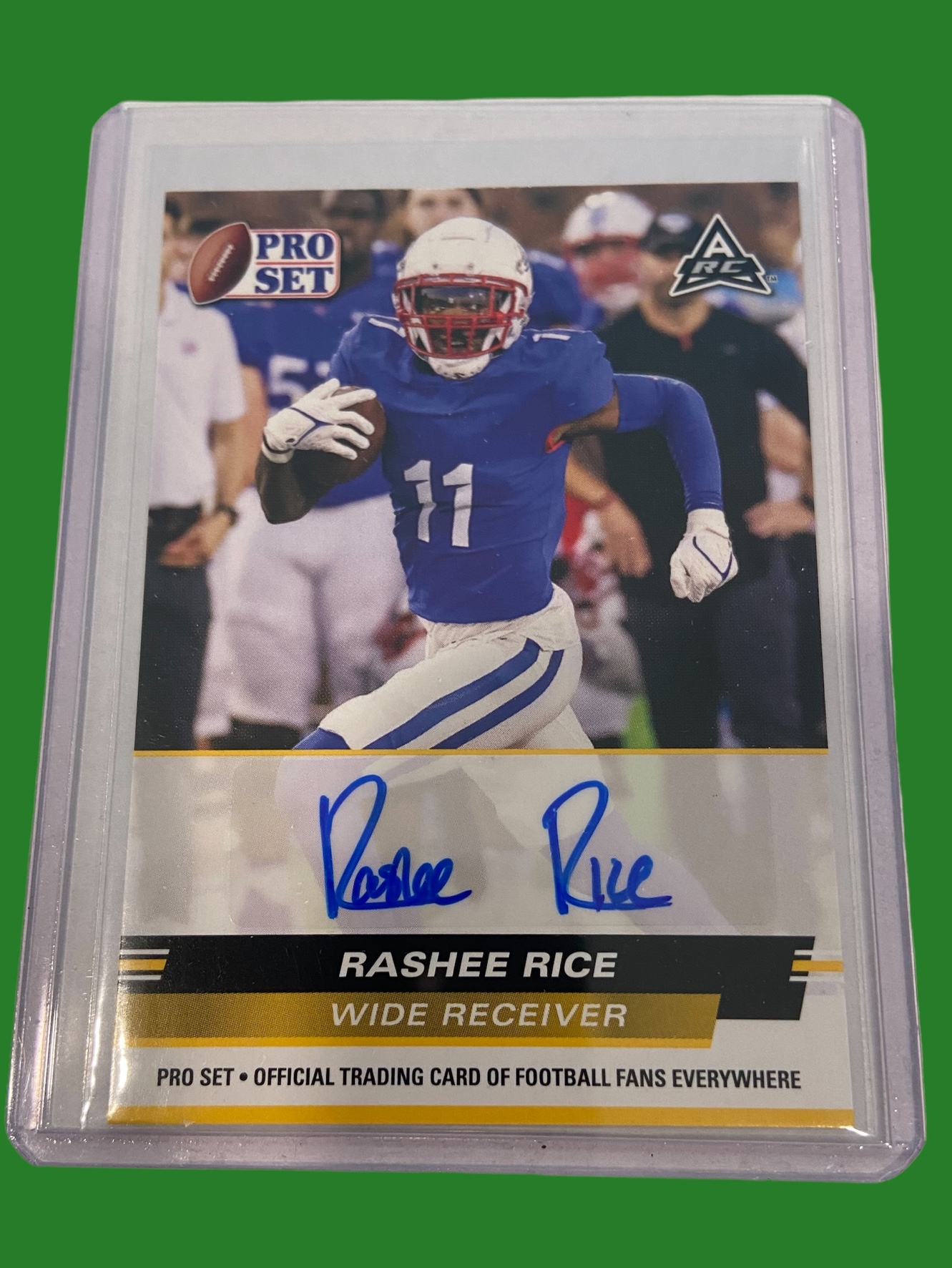 NCAA Rashee Rice SMU Mustangs 2022 Leaf Pro Set RC Auto | SidelineSwap