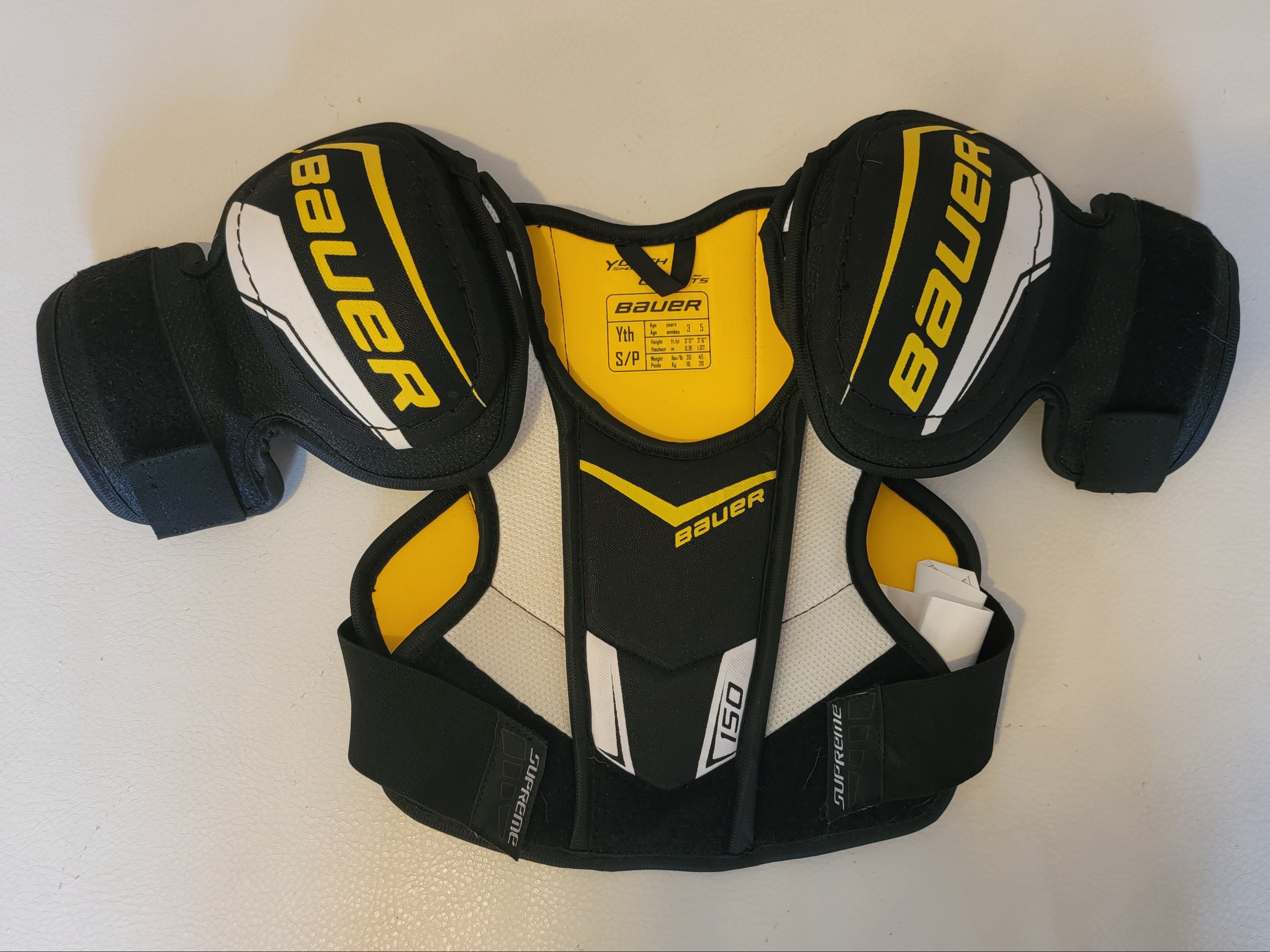Youth Bauer Supreme 150 Shoulder Pads SidelineSwap