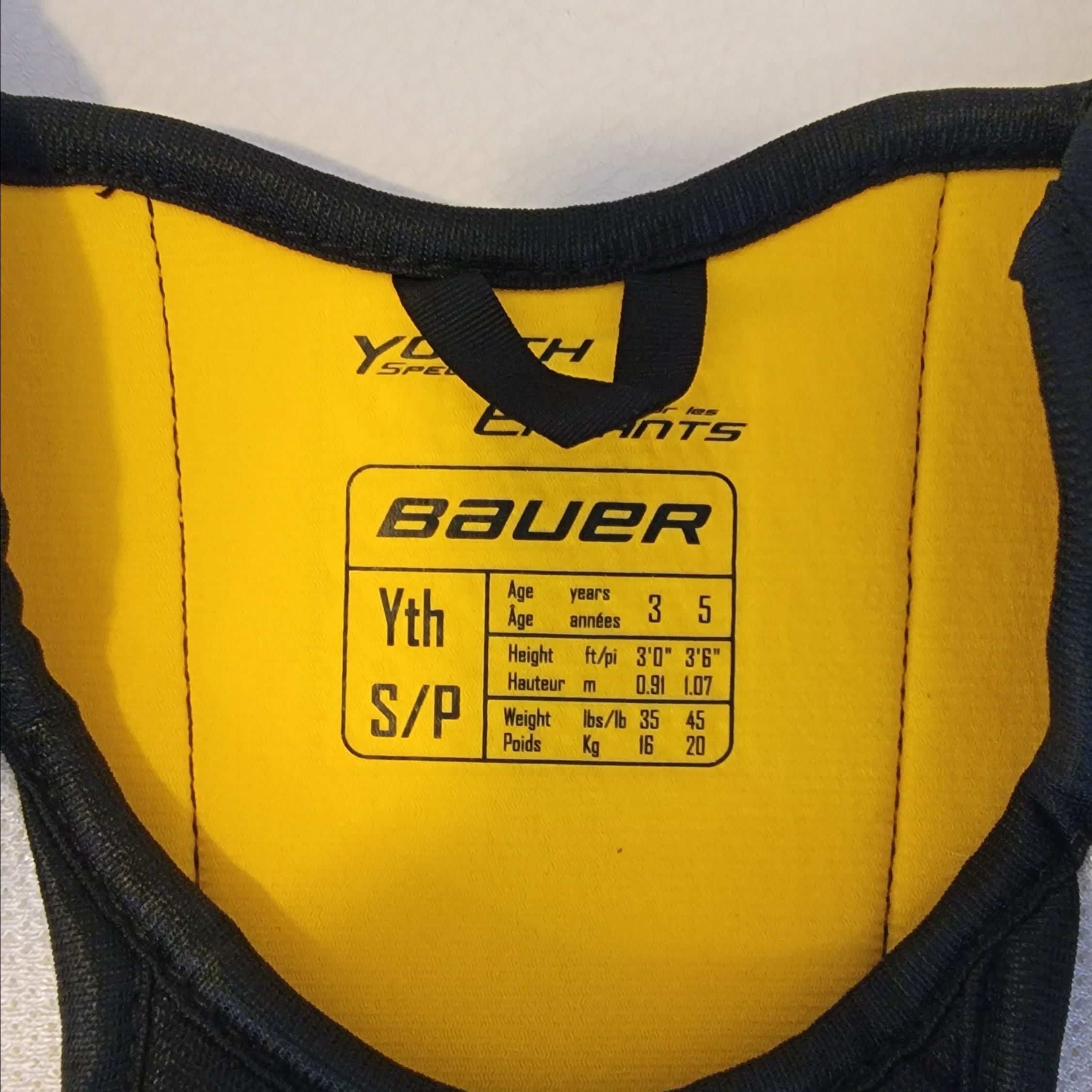 Youth Bauer Supreme 150 Shoulder Pads SidelineSwap
