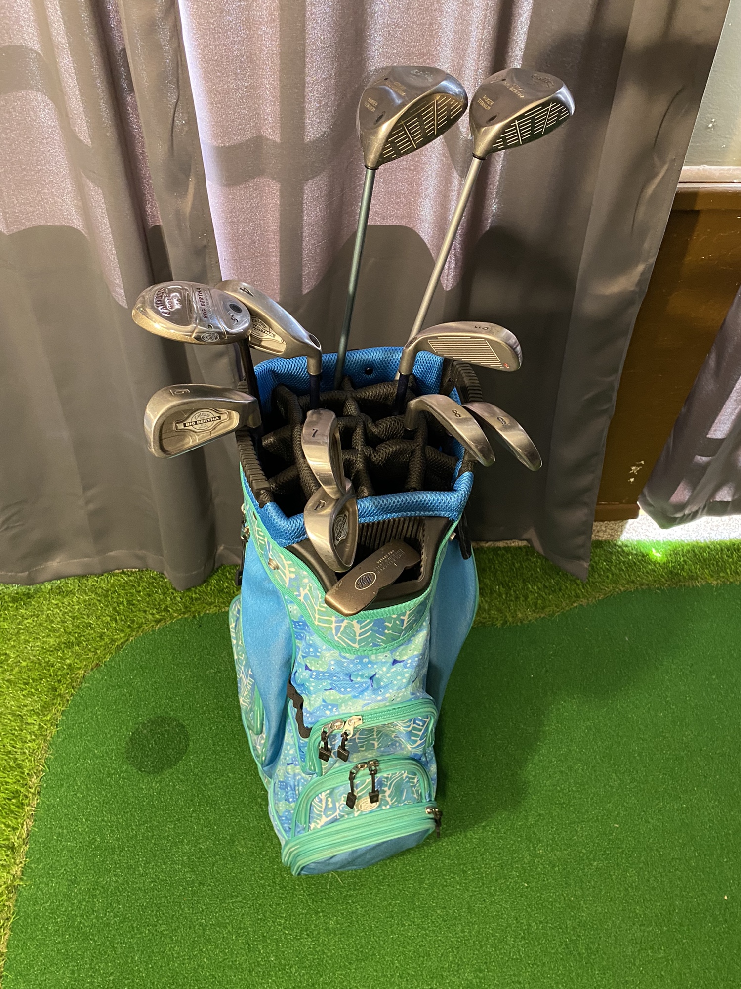 Womens Callaway complete golf club set with 14 way bag SidelineSwap