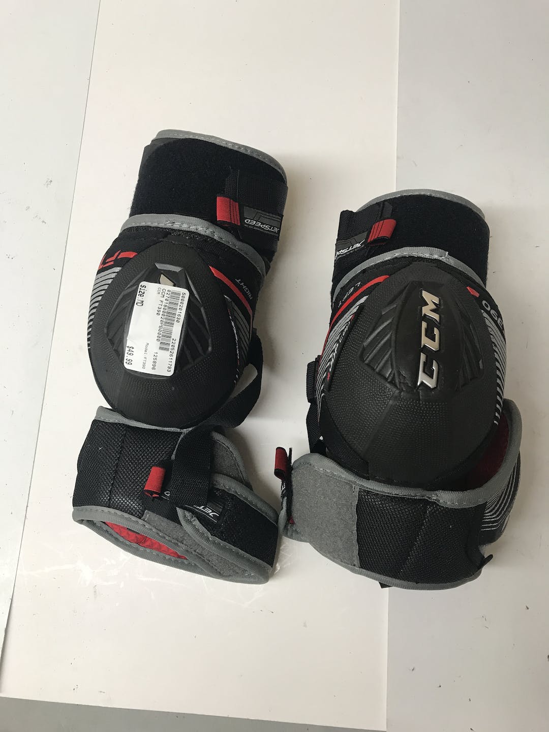 Used Ccm Ft390 Md Hockey Elbow Pads SidelineSwap