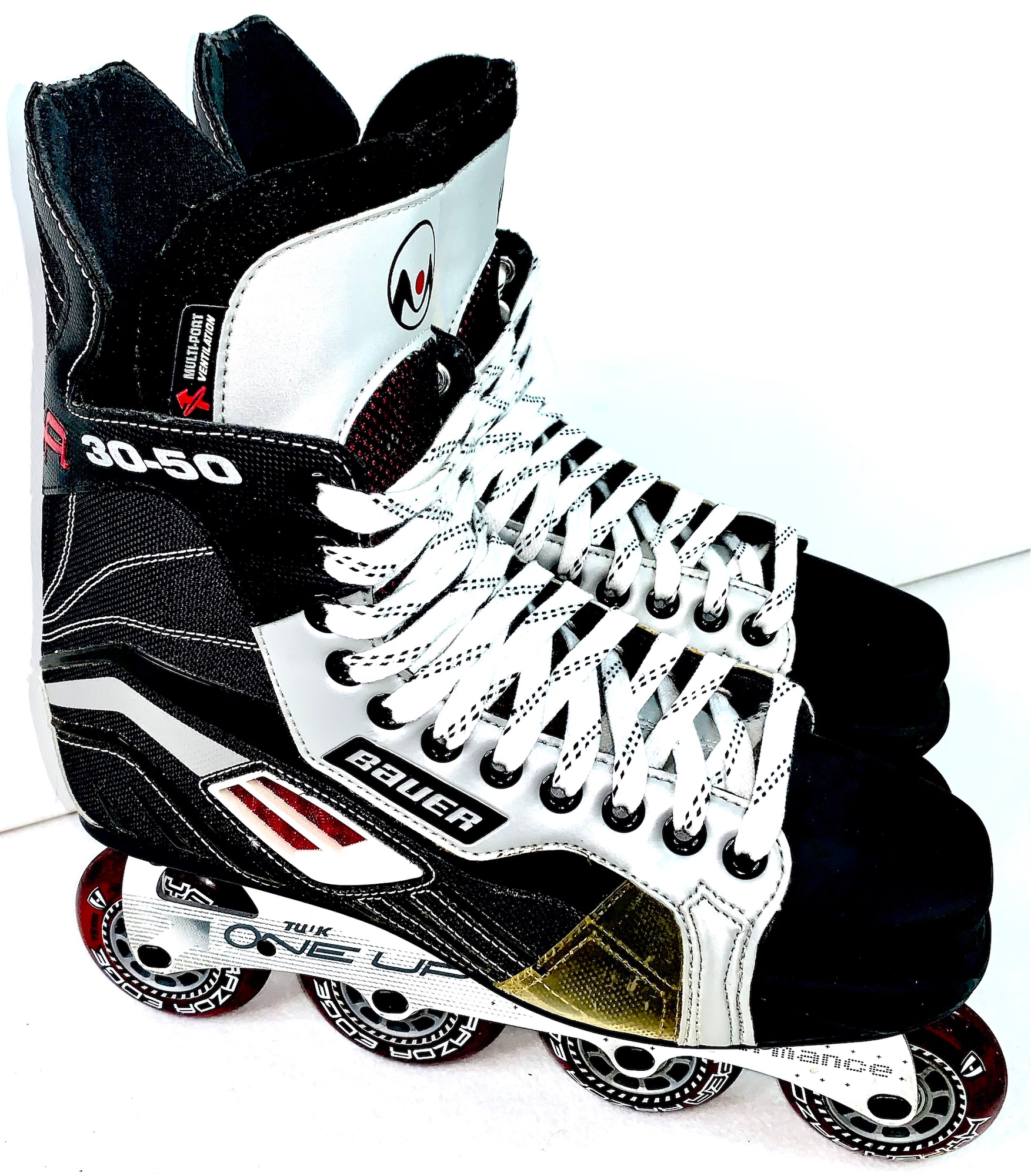 Bauer Mega 3050 Street Hockey Inline Skates Size 10 R (11.5 Men US
