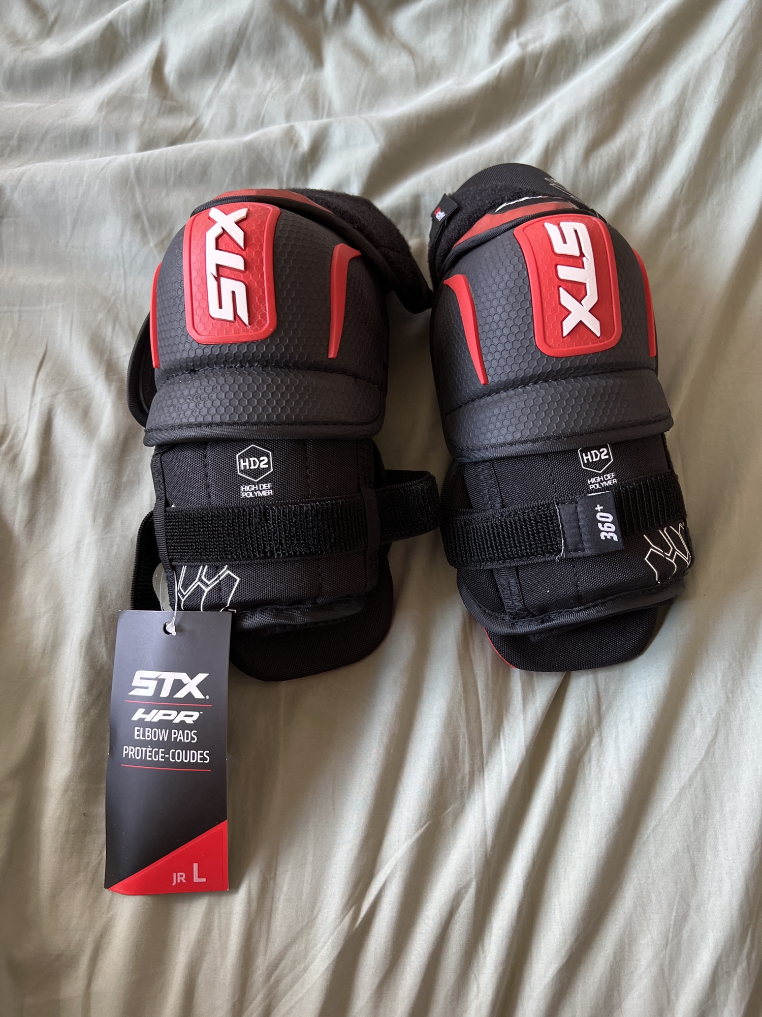 New Large STX Stallion HPR Elbow Pads SidelineSwap