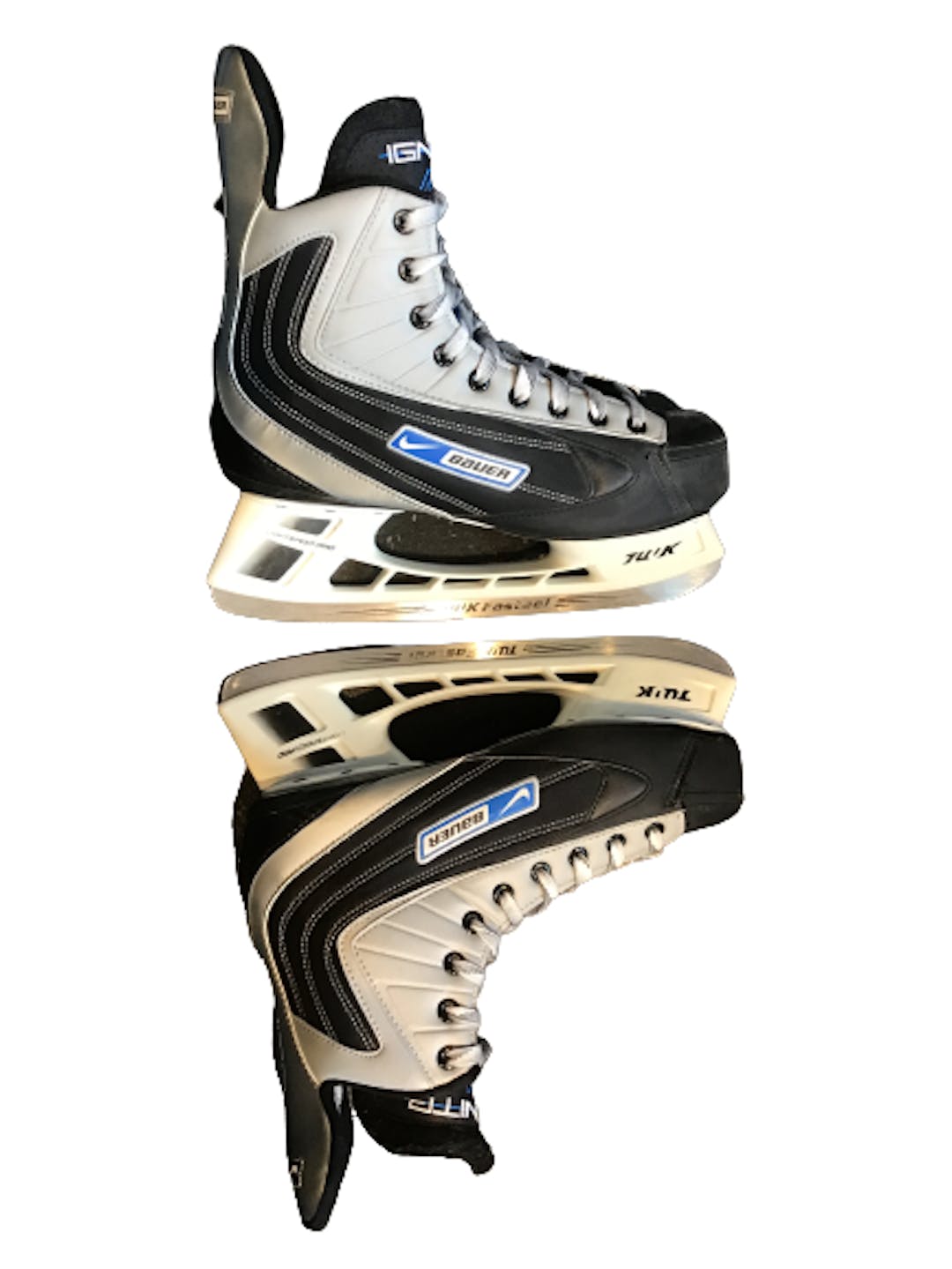 Used Bauer Ignite 44 Senior 9 Ice Hockey Skates SidelineSwap
