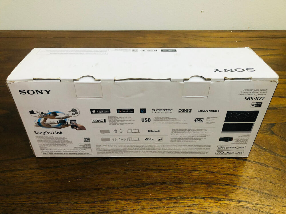 Sony SRSX77 Bluetooth Portable Speaker BRAND NEW IN THE BOX SidelineSwap