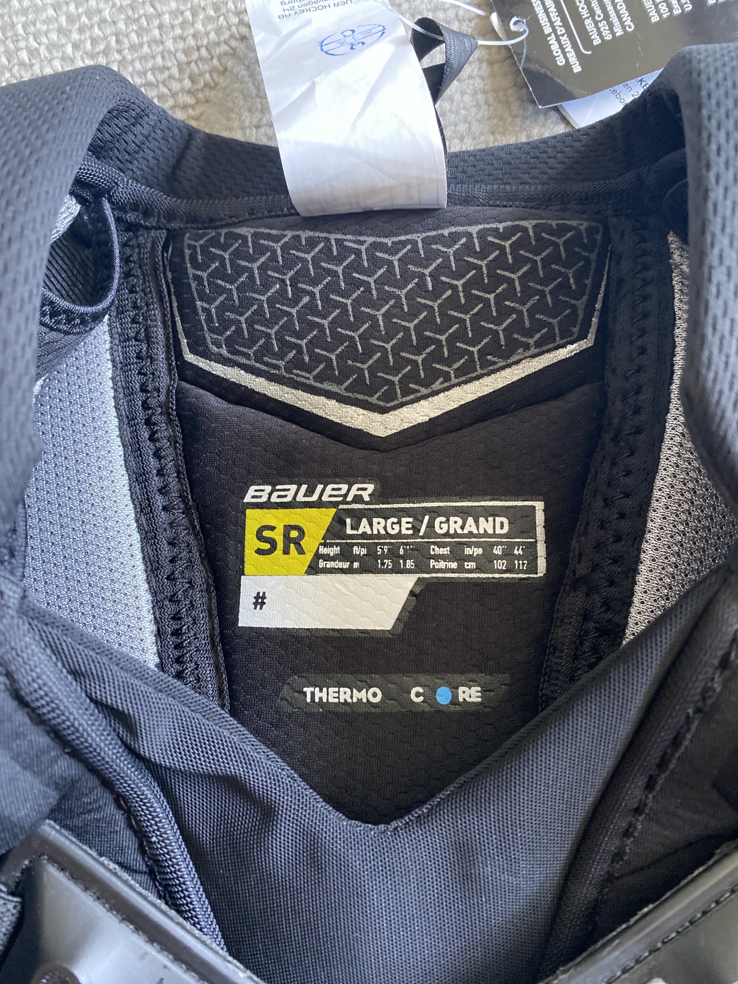 Senior Large Bauer Pro Stock Supreme Ultrasonic Shoulder Pads