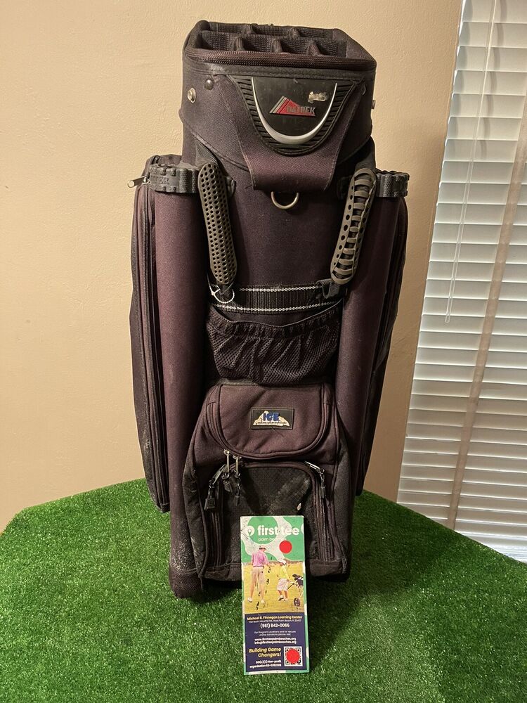 Datrek Cart/Carry Golf Bag with 14way Dividers & Rain Cover SidelineSwap