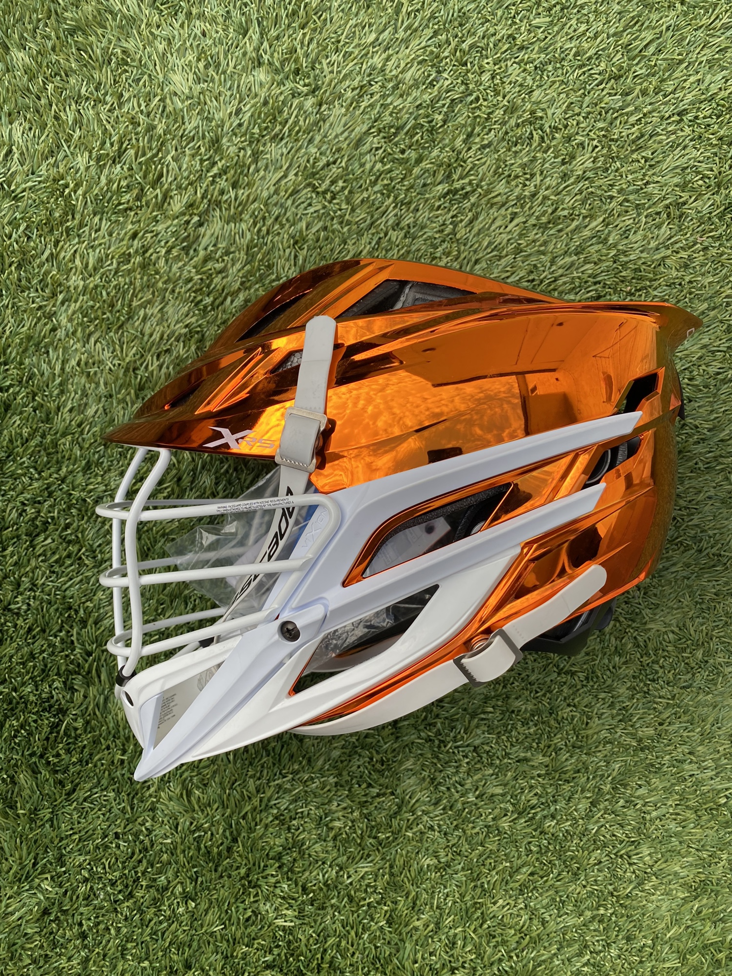 *BRAND NEW* Orange Chrome Cascade XRS Helmet SidelineSwap