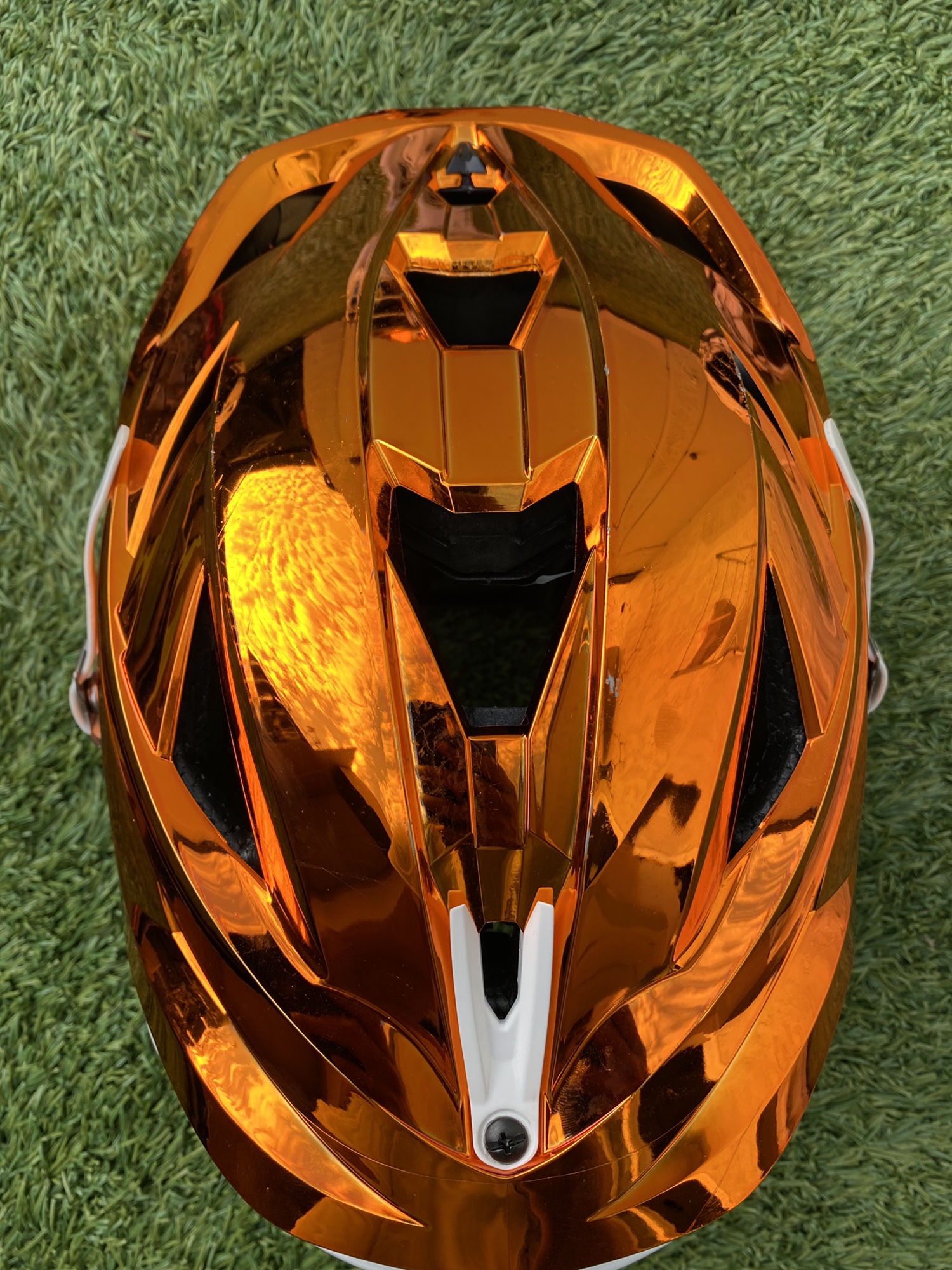 *USED* Orange Chrome Cascade XRS Helmet SidelineSwap