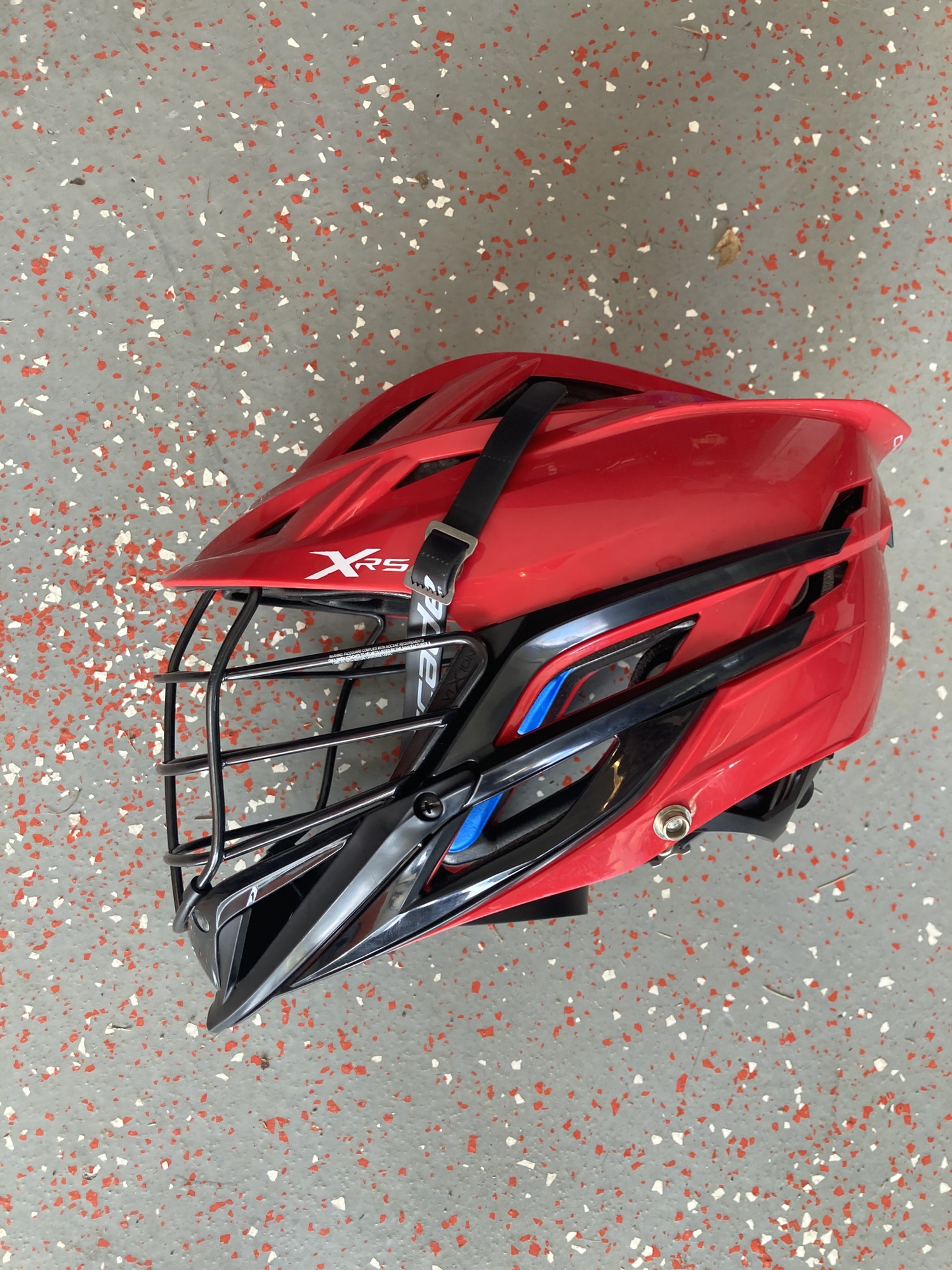 Player's Cascade XRS Helmet LIKE NEW Red/Black SidelineSwap