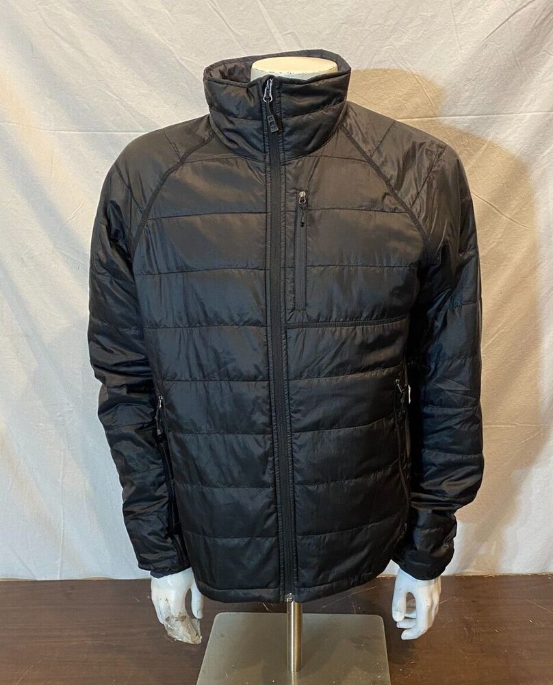 REI Primaloft Insulated Pertex Quantum Eco Packable Jacket Black Men's Large SidelineSwap