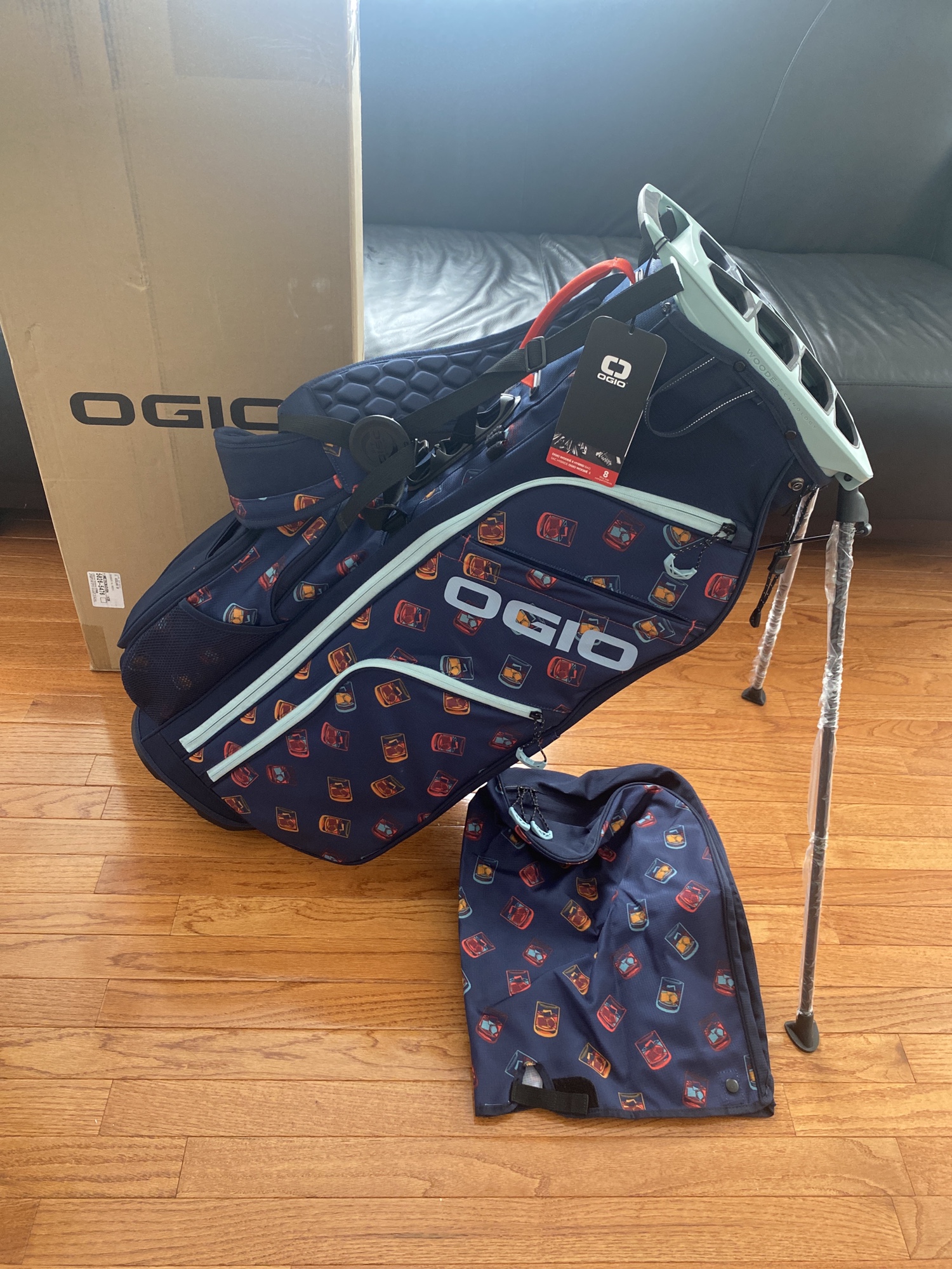 Ogio WOODE 8 HYBRID GOLF BAG NEW 2022 Whiskey Whisky SidelineSwap