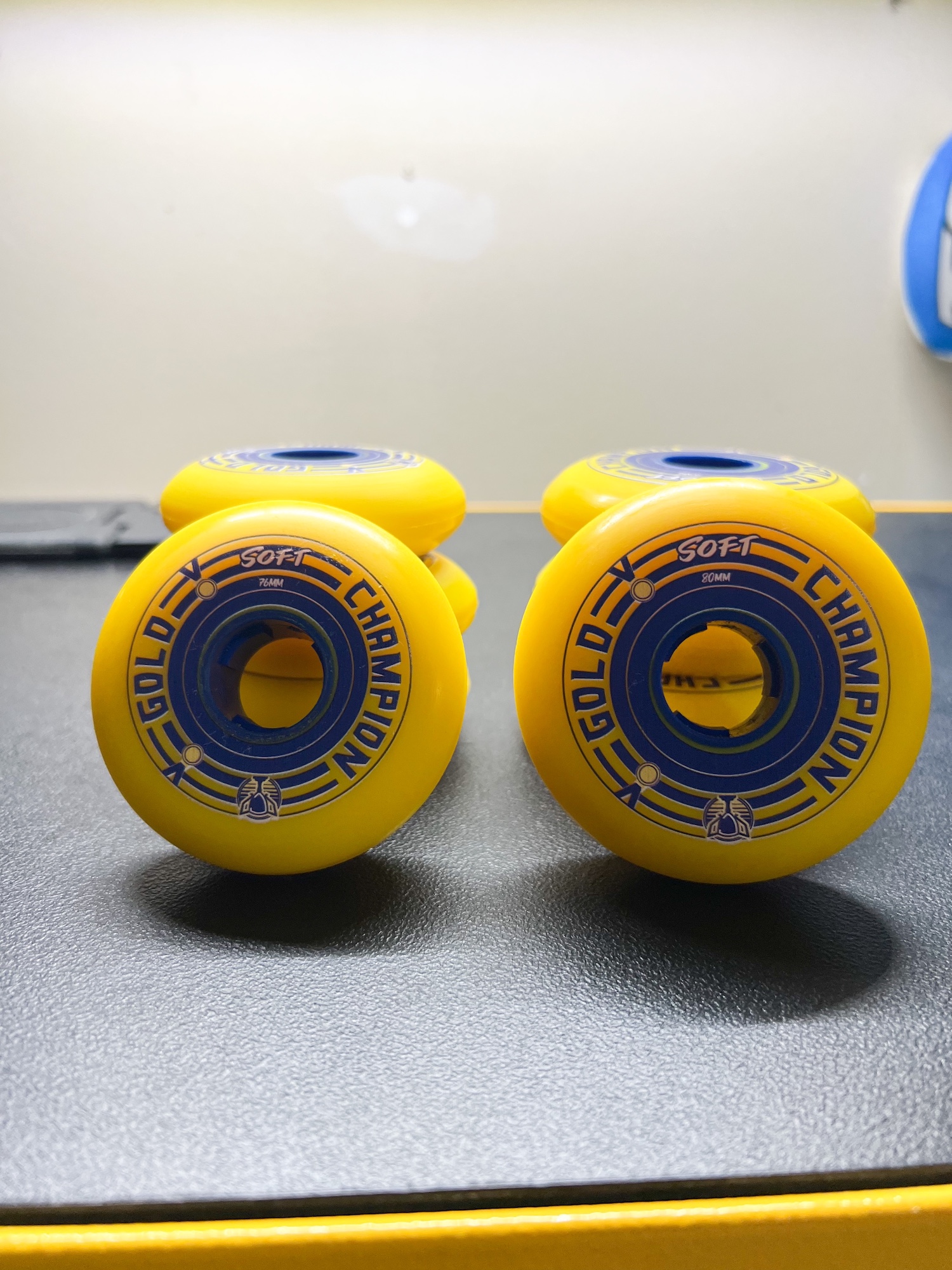 Champion Wheels SOFT 80MM and 76MM Inline Roller Hockey Wheels (PACK