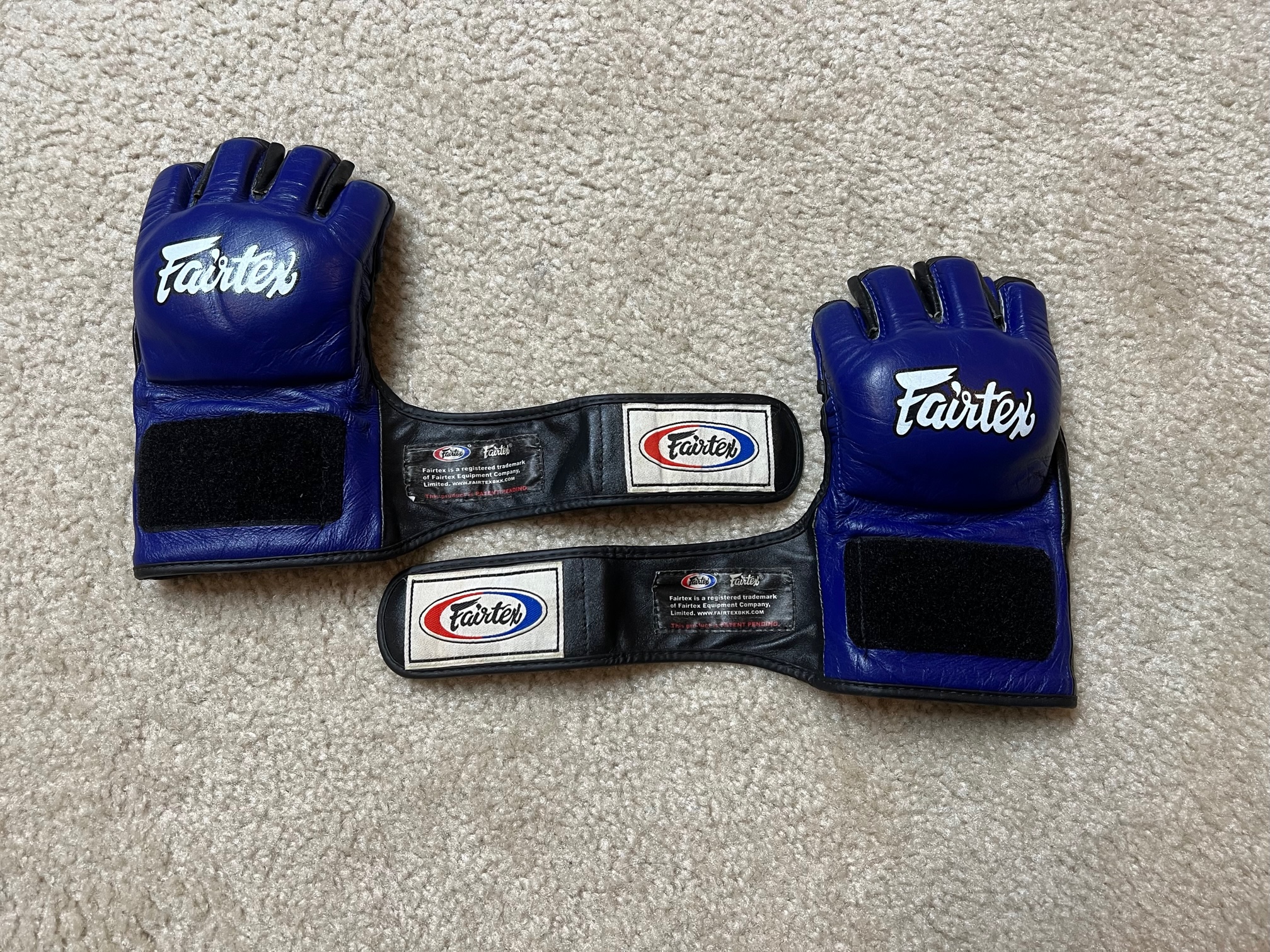 Fairtex Ultimate Combat MMA Gloves Open Thumb Size Large SidelineSwap