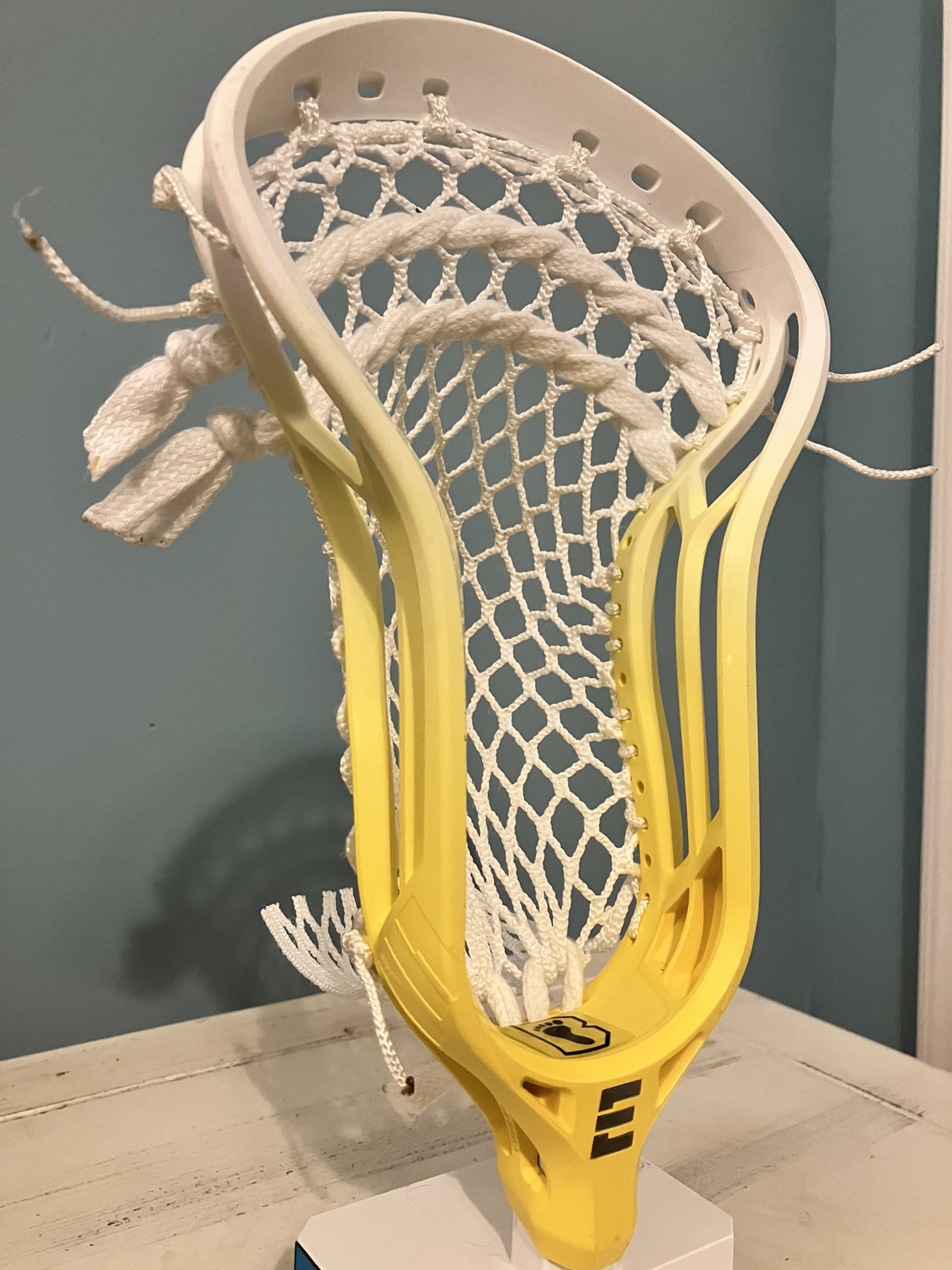New Epoch Hawk Lacrosse Head Custom Fade Dye And Strung SidelineSwap
