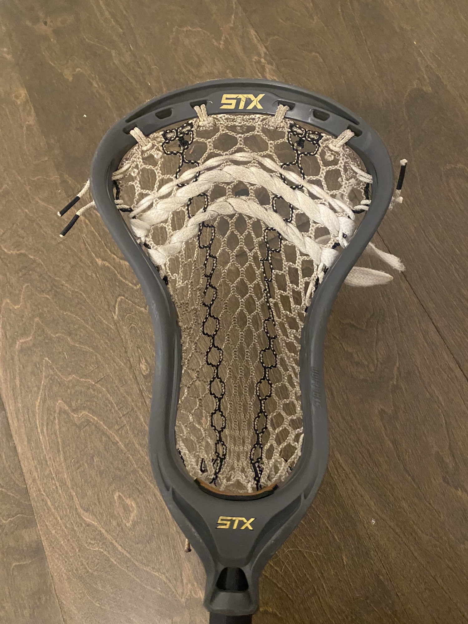 Gray STX Stallion 700 Head With Carbon Pro Shaft Strung With Hero 3.0