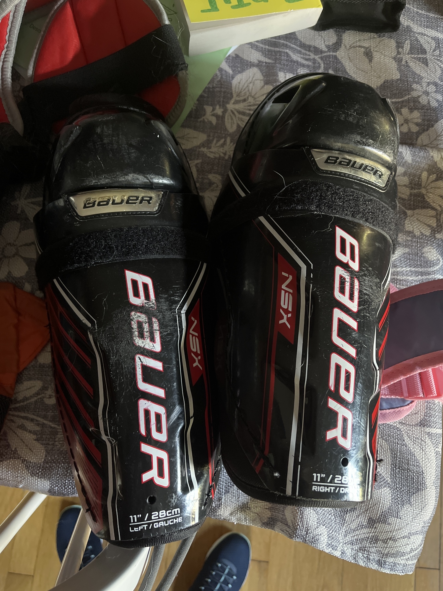 Bauer 11” hockey knee pads SidelineSwap