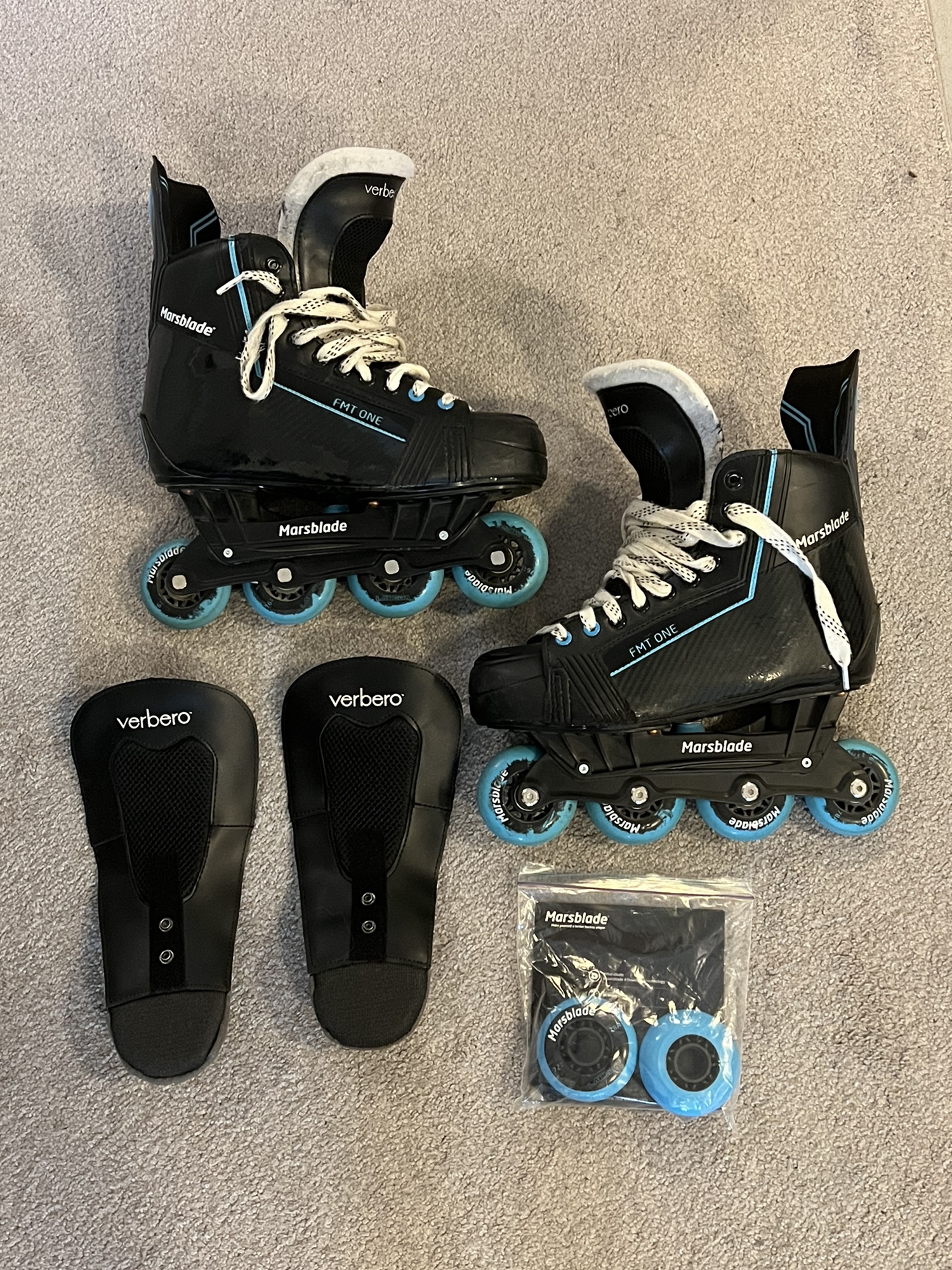 Used Verbero Regular Width Size 10 Marsblade FMT ONE Hockey Skates SidelineSwap