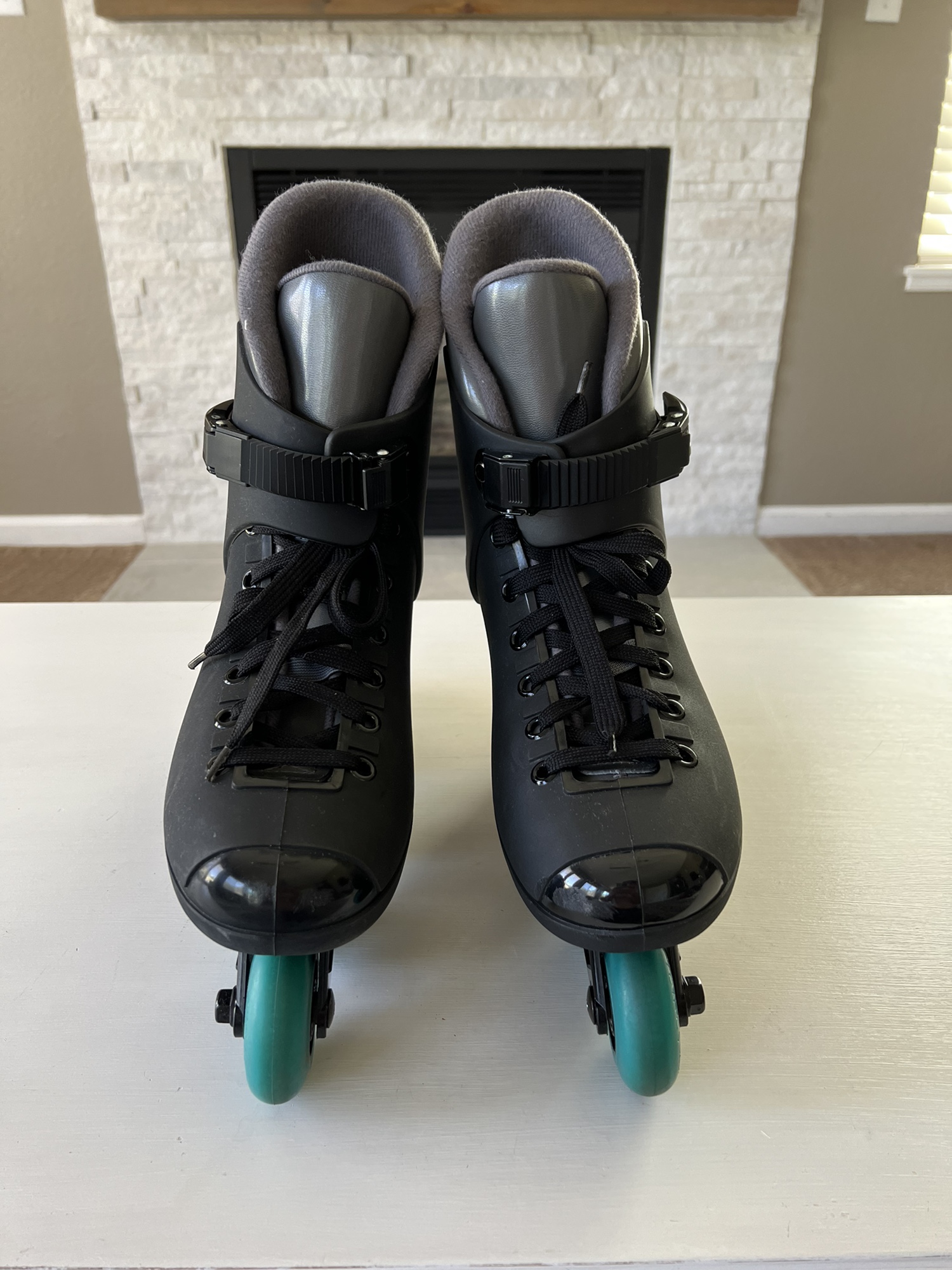 Vintage Rollerblade Lightning TRS Roller Blades Skates Size 7.5 Black