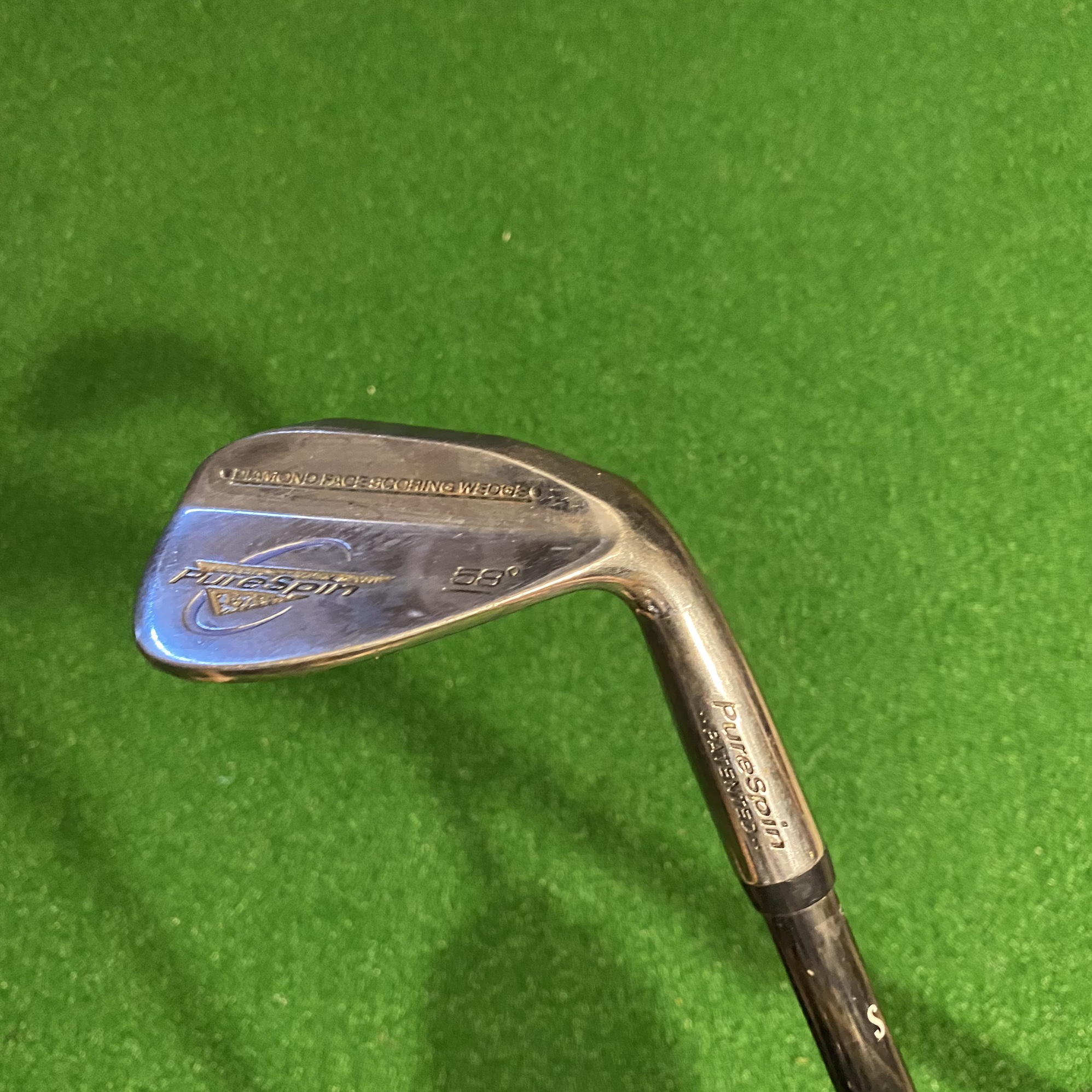 Pure spin 58 degree S2 lob wedge SidelineSwap