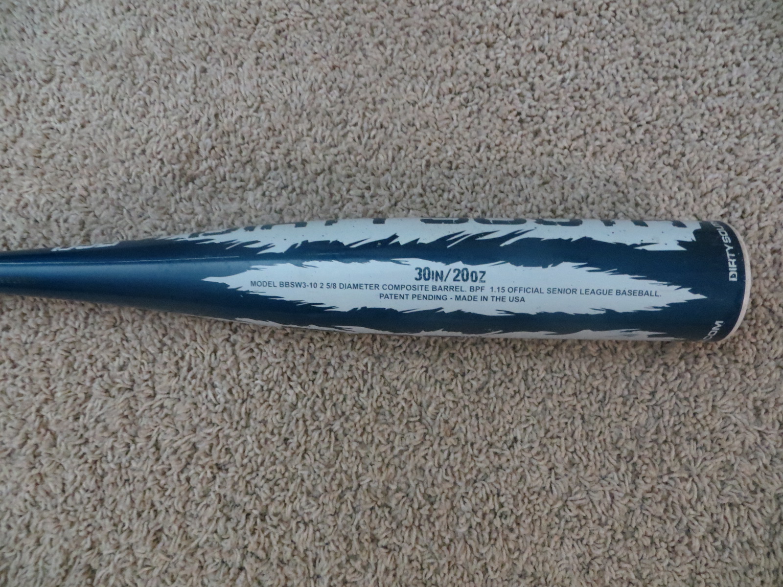 30inch/20oz Dirty South South Swag USSSA Bat (Excellent Condition