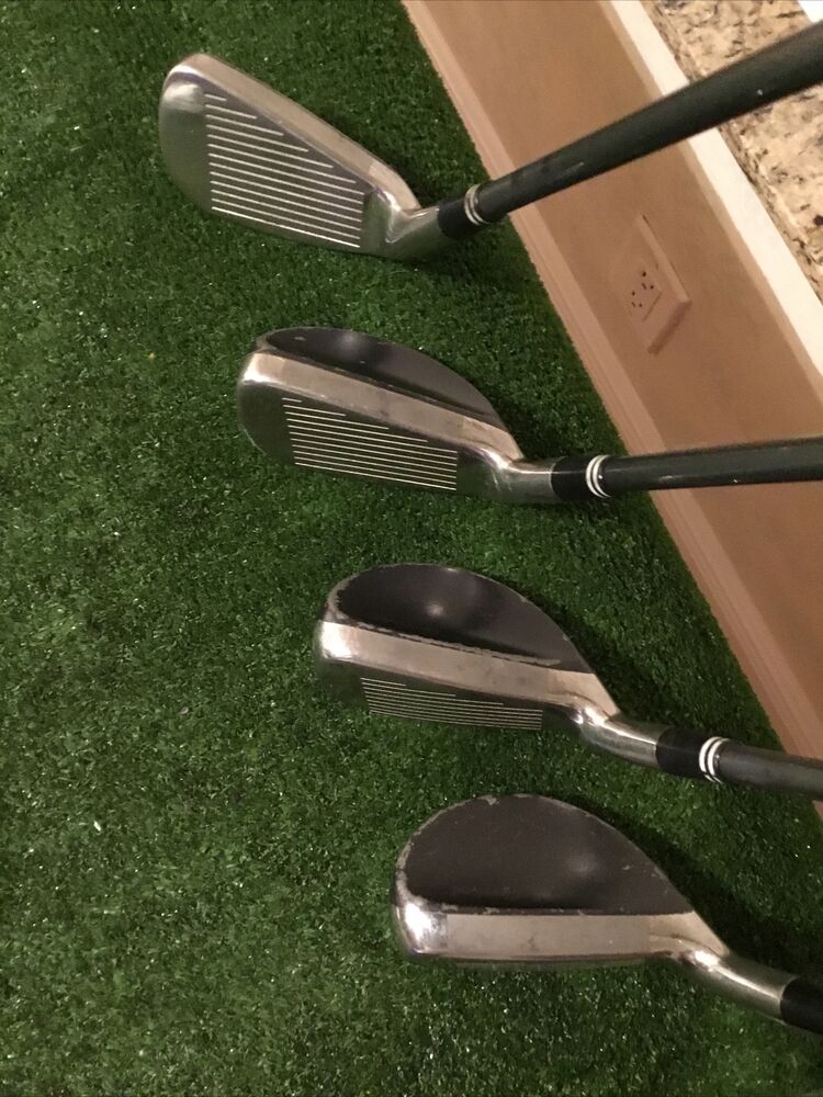 Cleveland Hibore Hybrids & Iron Set (3H, 4H, 5H, 8I) Seniors Graphite Shafts SidelineSwap