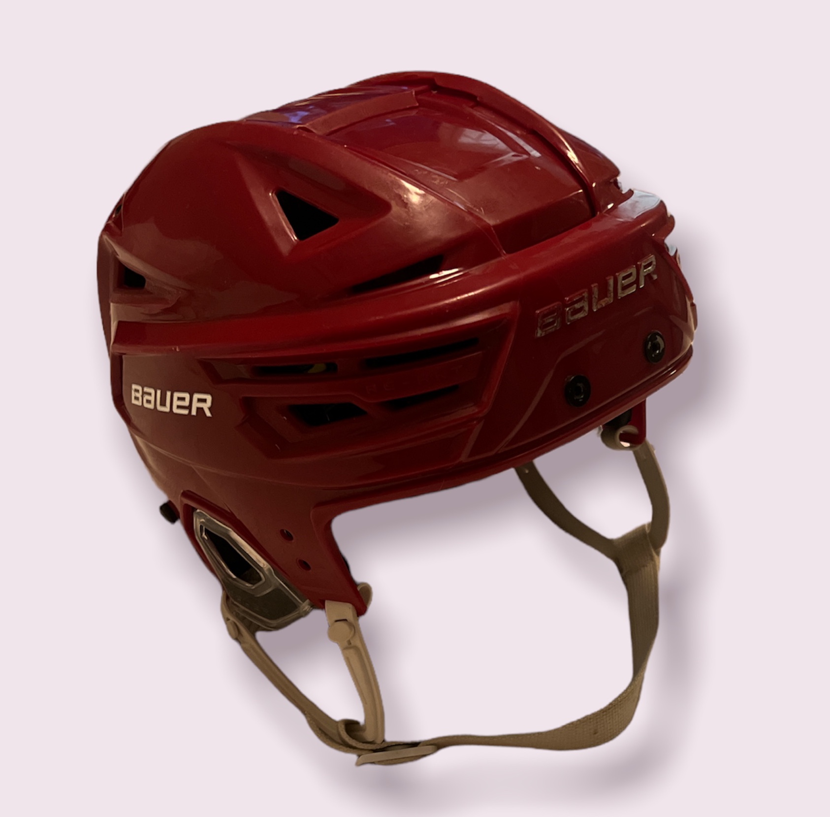 Bauer Reakt 150 MAROON Large Hockey Helmet COYOTES RED SidelineSwap