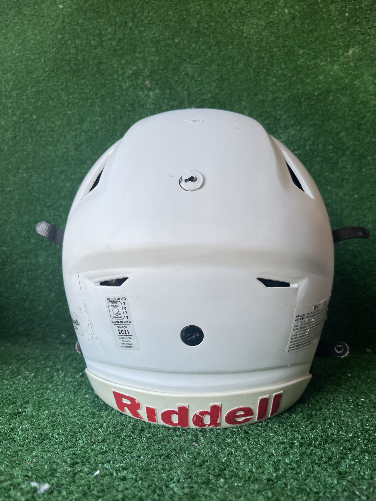 Adult Large Riddell Speedflex Football Helmet White SidelineSwap