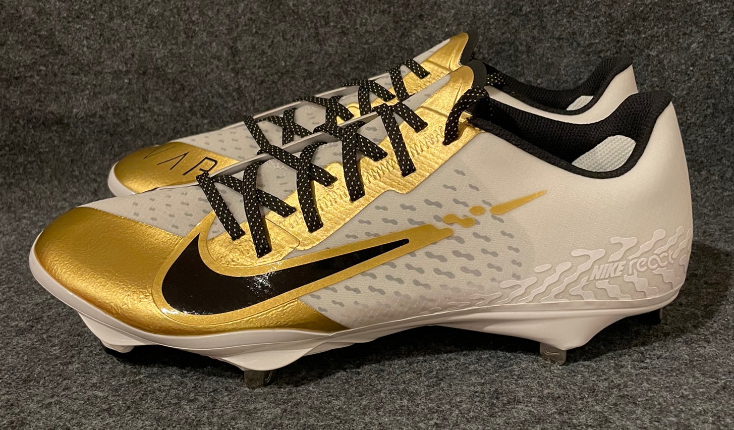 Men’s Nike React Vapor Ultrafly Elite 4 Baseball Cleats DA0701106 Gold