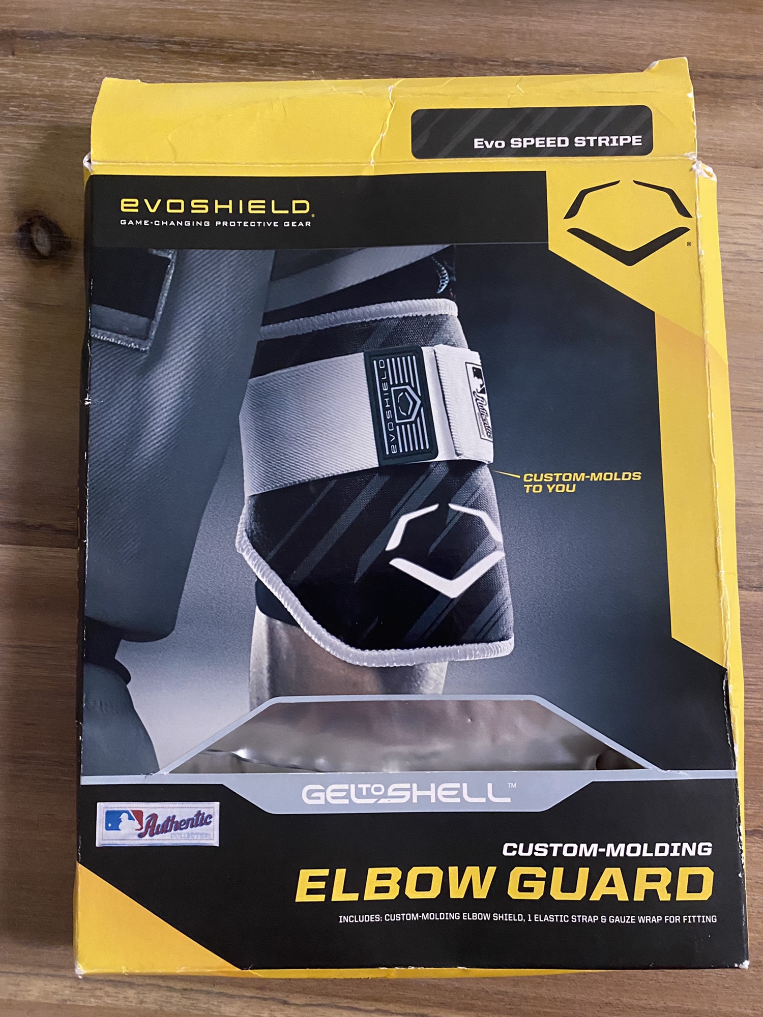 New Evoshield Speed Stripe Black Elbow Guard SidelineSwap