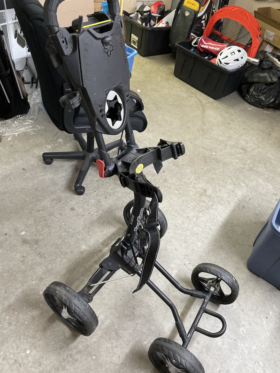 Used Bag Boy Quad Xl 4 Wheel Steel Golf Carts SidelineSwap