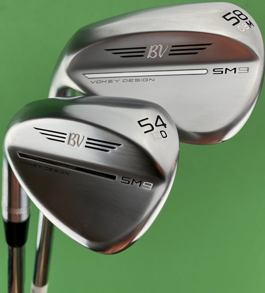 Titleist Vokey SM9 Chrome Wedge Set LEFT Hand LH 5412*, 5808* Sand