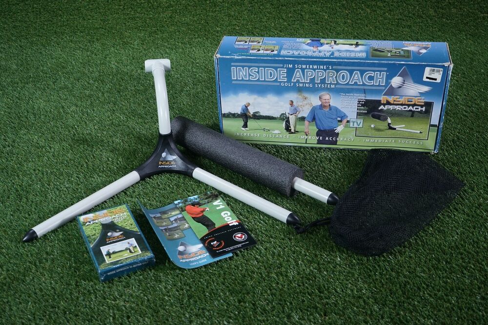 INSIDE APPROACH GOLF SWING SYSTEM, JIM SOWERINE GOLF TRAINING AID W