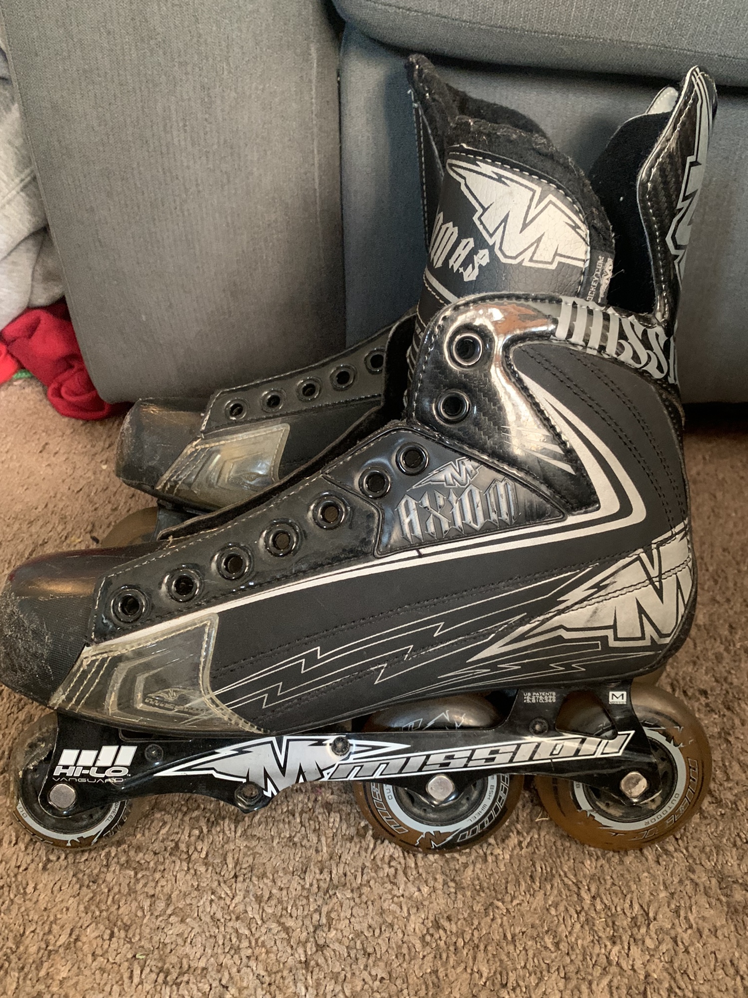 Used Mission Regular Width Size 8 Inline Skates SidelineSwap