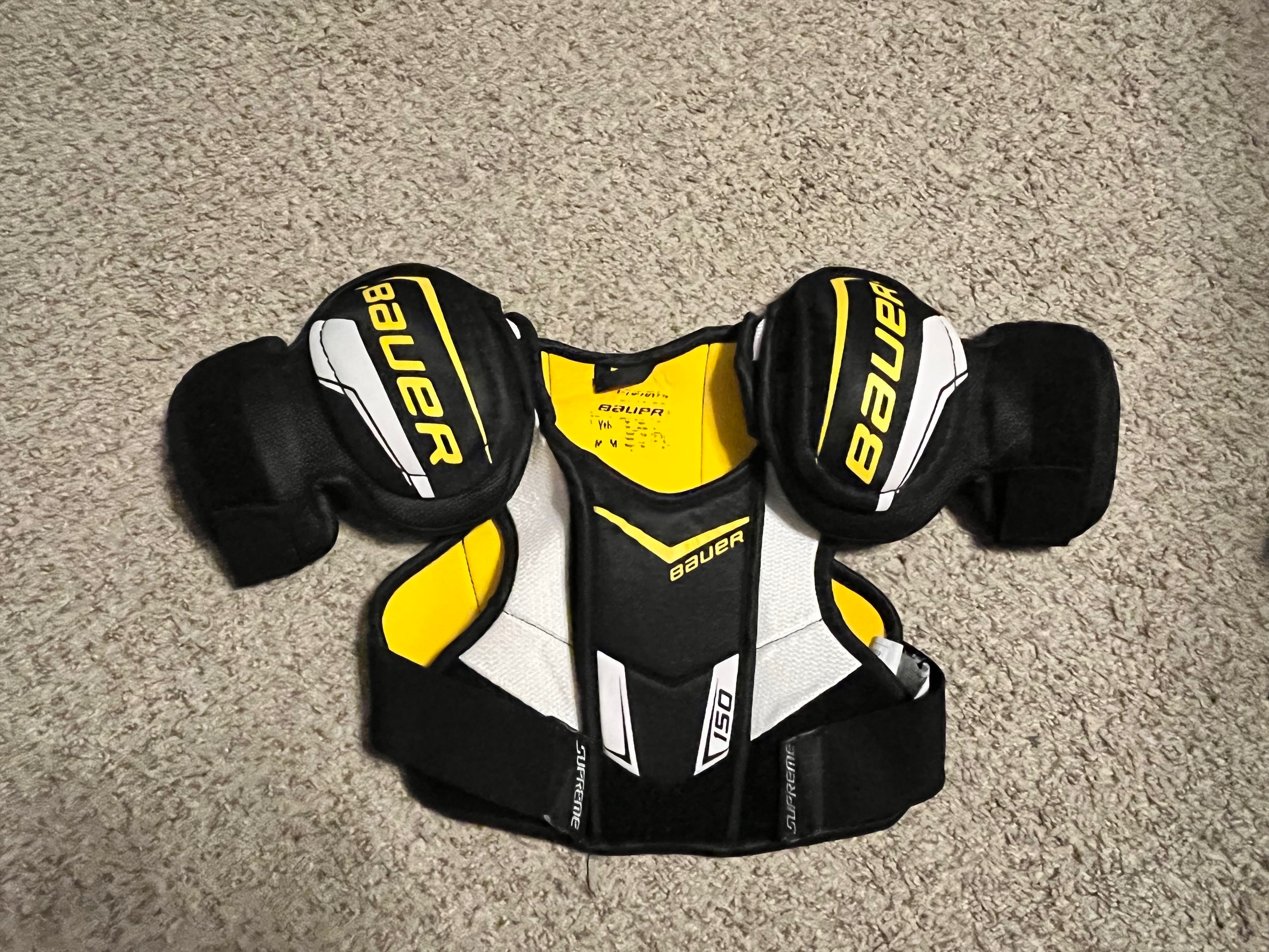 Youth Used Medium Bauer Supreme 150 Shoulder Pads SidelineSwap