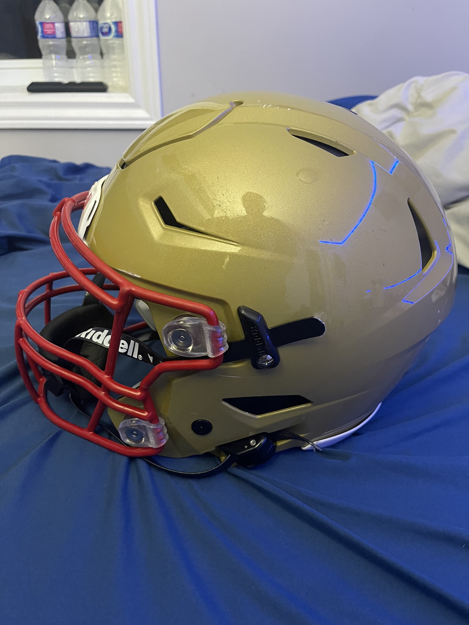 Adult Large Riddell SpeedFlex Helmet Red SF2BD Facemask SidelineSwap