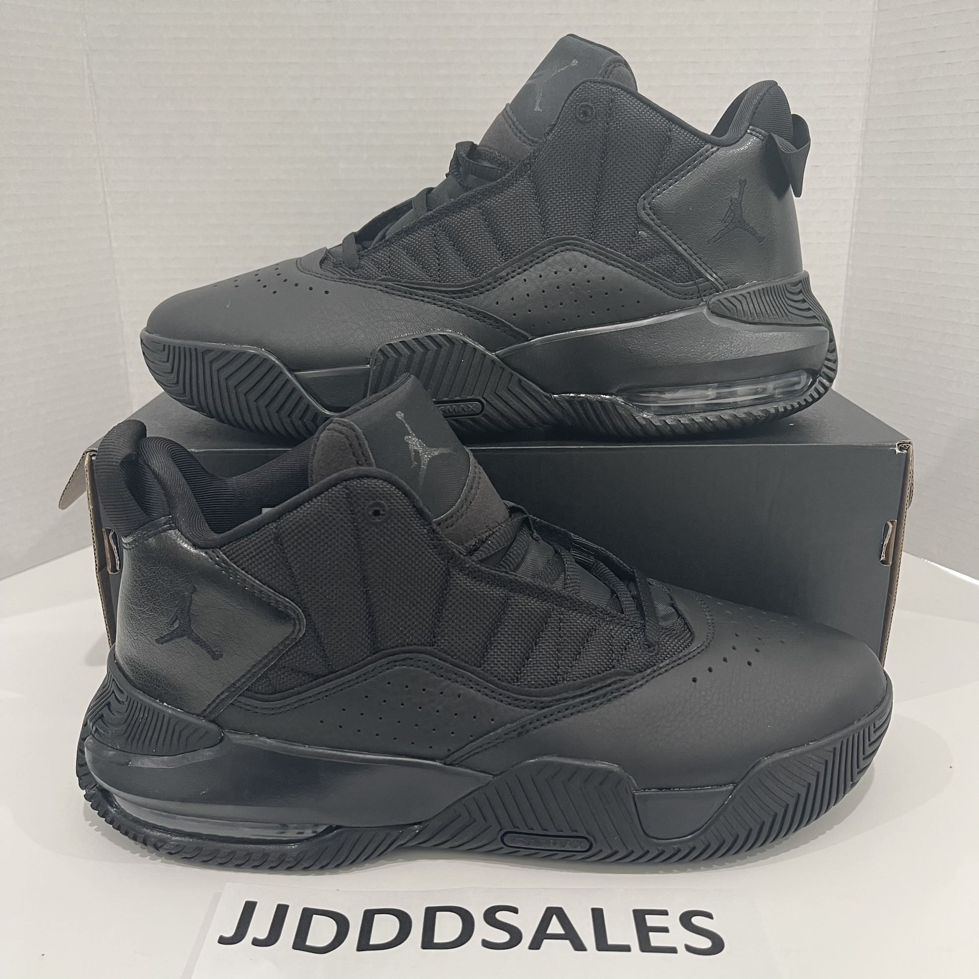 Air Jordan Stay Loyal Basketball Shoes Triple Black DB2884002 Men's Sz