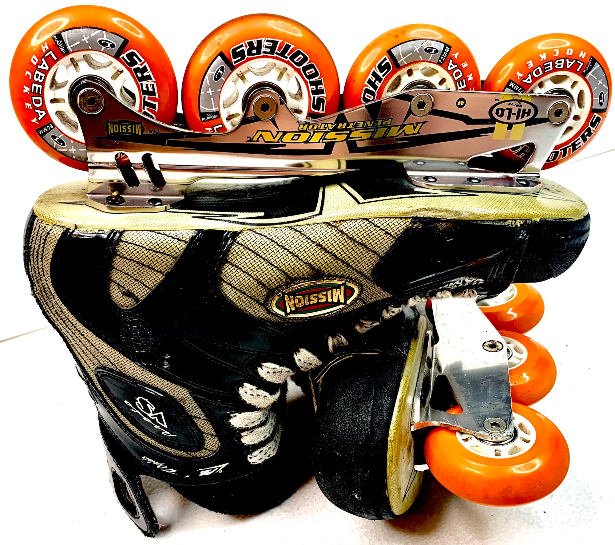 Mission Proto VS Violator Inline Hockey Roller Skates Size 11.5 US Men