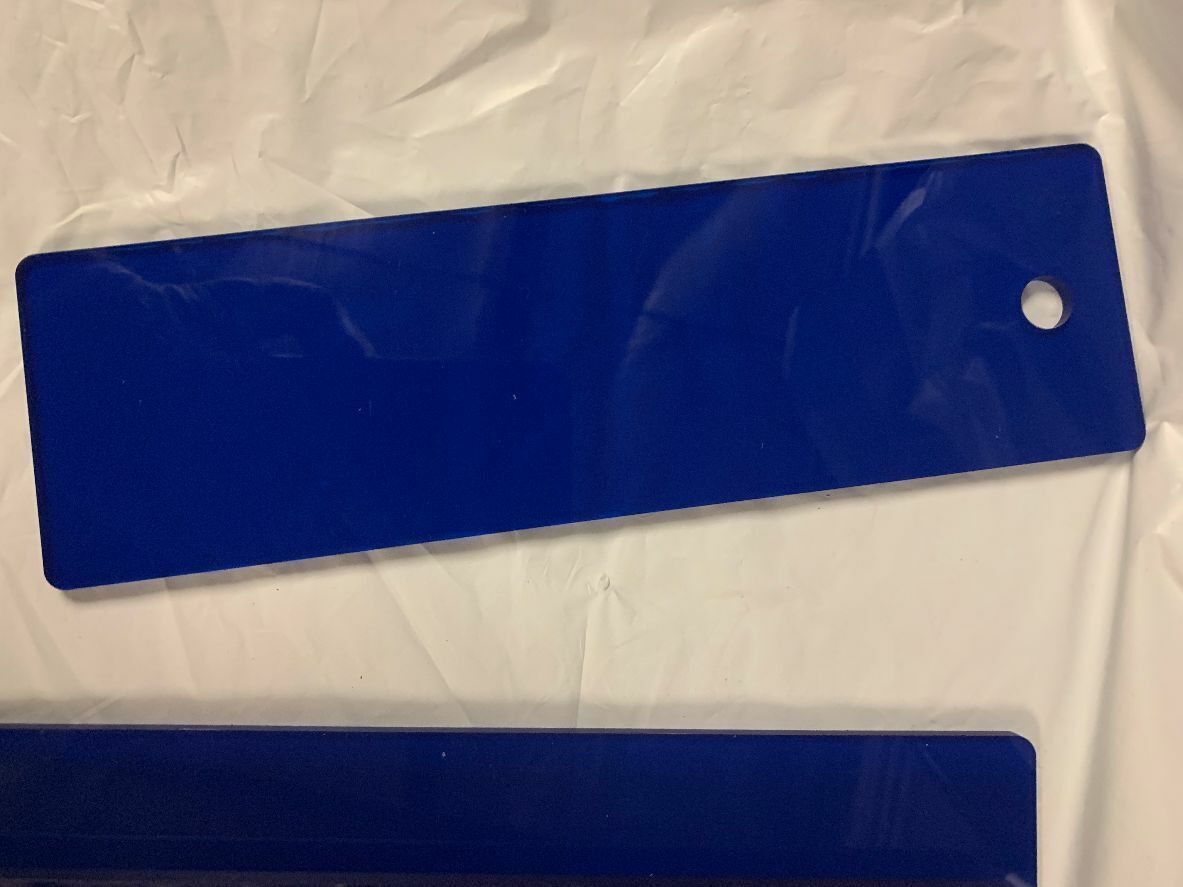 Snowboard Plexi Scraper Tuning Snowboard and skis wax scraper 10" lot