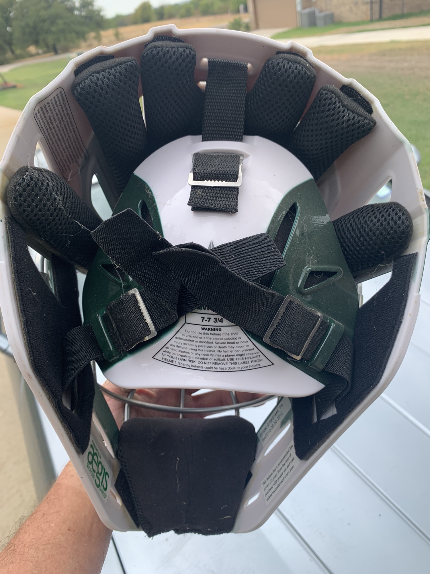 Adult All star catchers helmet Basically new. SidelineSwap