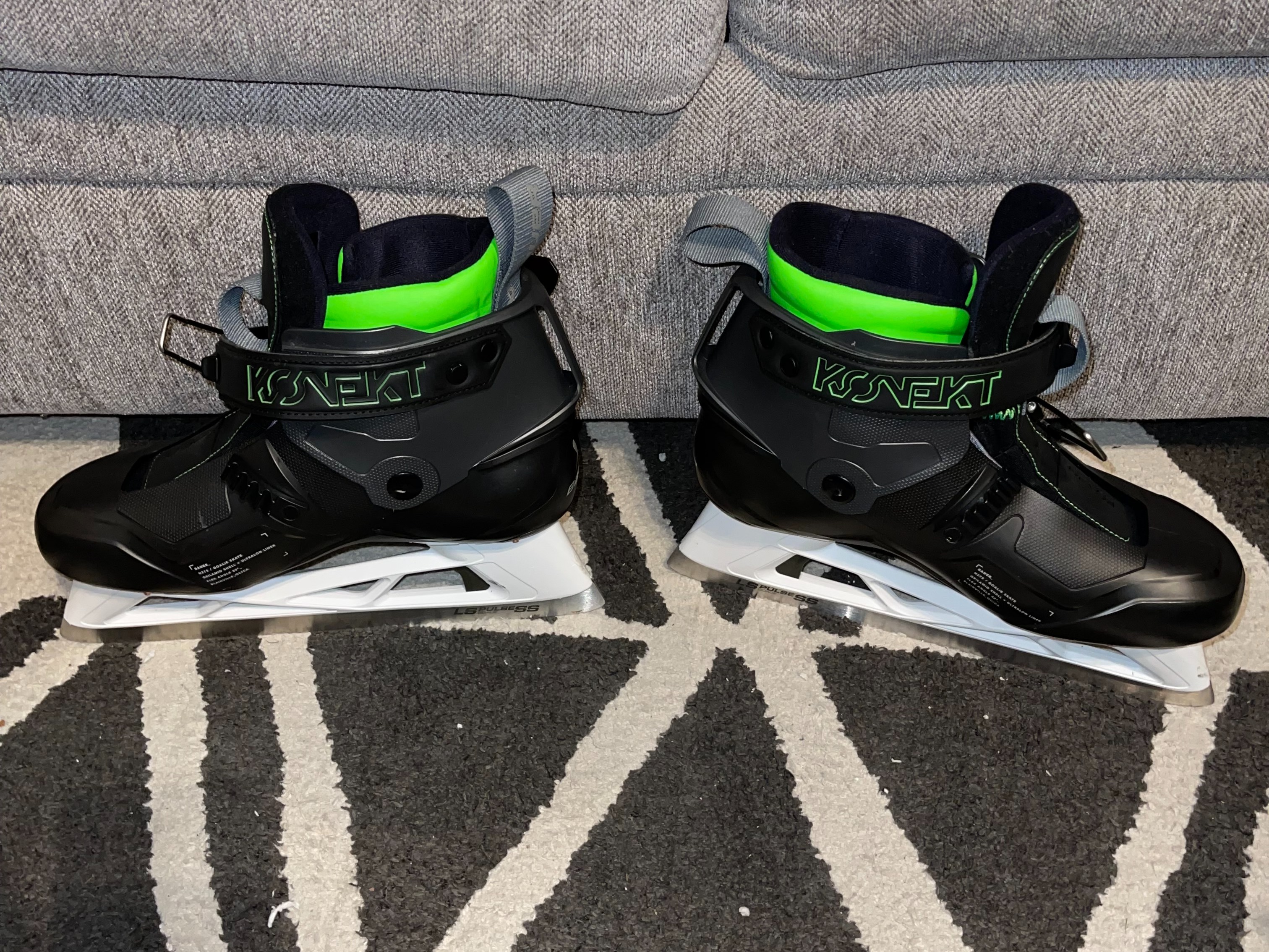 Senior Used Bauer Konekt Hockey Goalie Skates Size 9 SidelineSwap