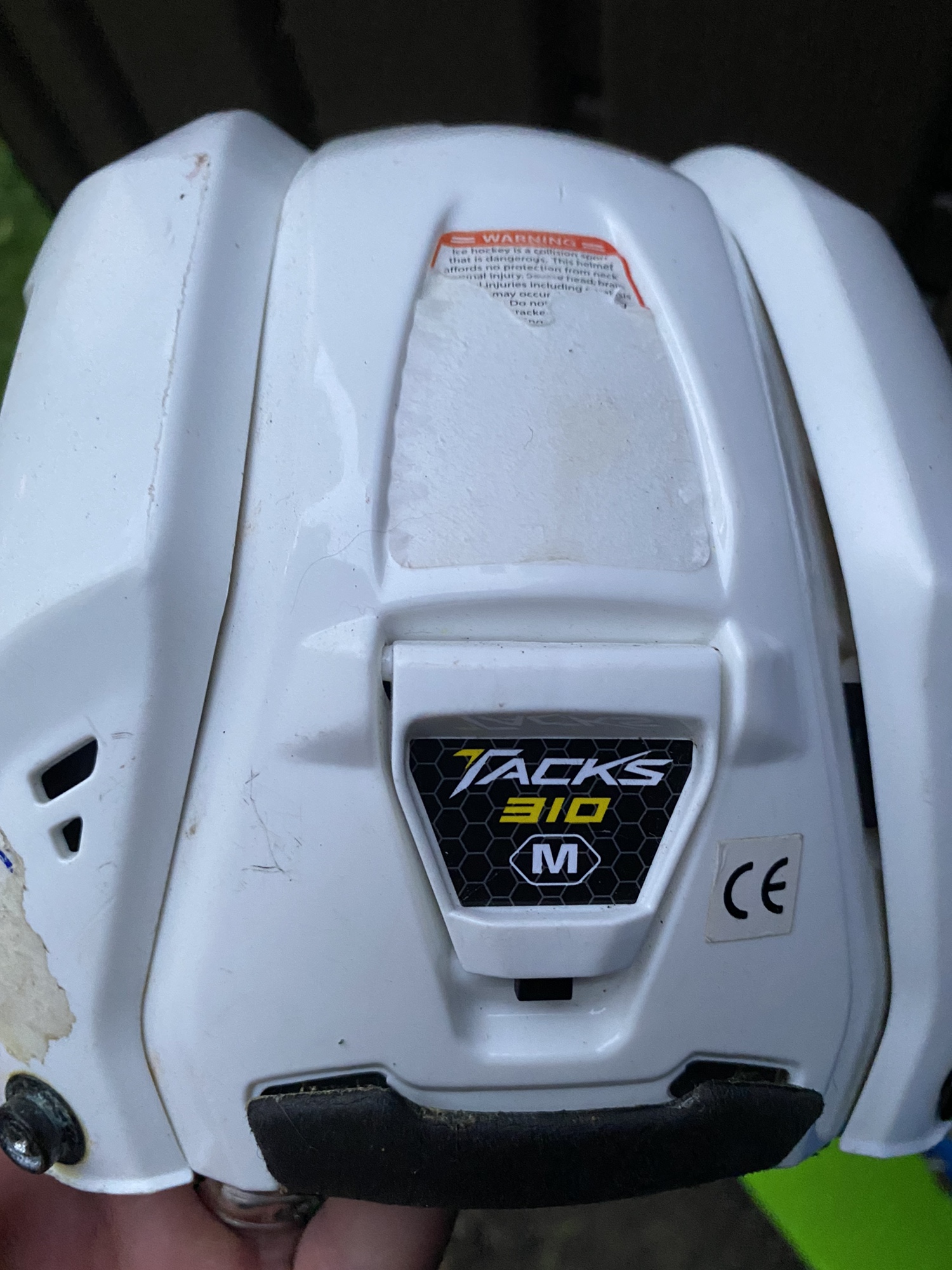 Used Medium CCM Tacks 310 Helmet SidelineSwap
