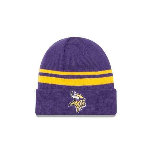 Minnesota Vikings Hat NFL Team Color Cuffed Pom Knit Winter Beanie New Era | SidelineSwap Minnesota Vikings Hat NFL Team Color Cuffed Pom Knit Winter Beanie New Era | SidelineSwap