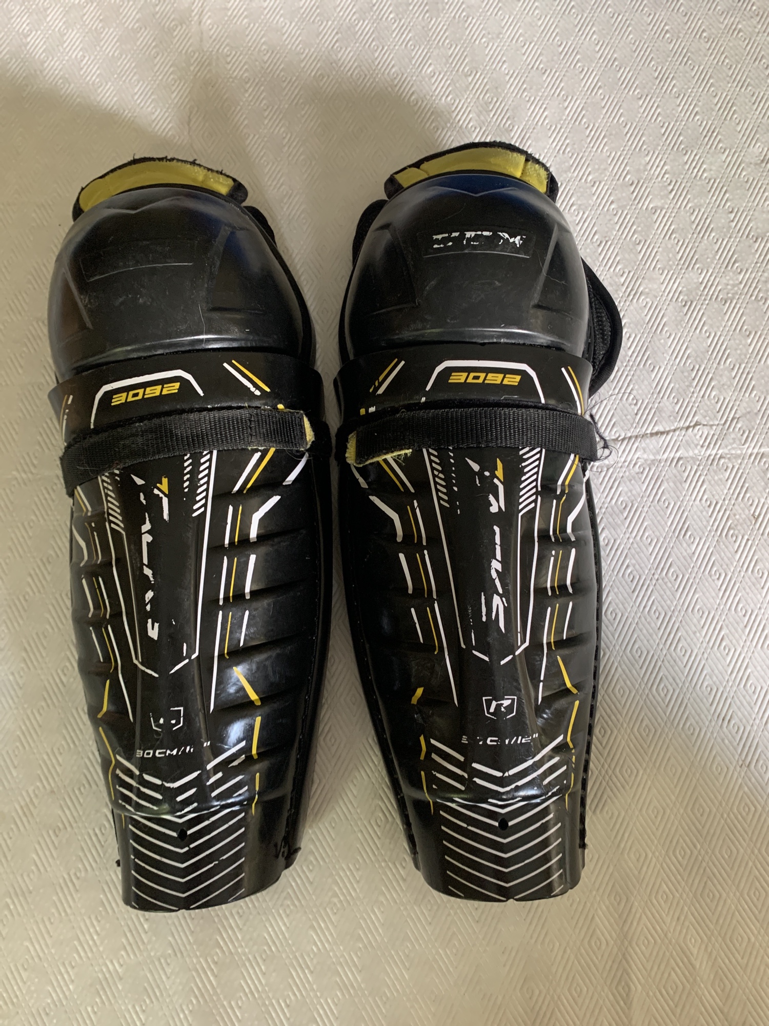 Used CCM Tacks 3092 Shin Pads SidelineSwap